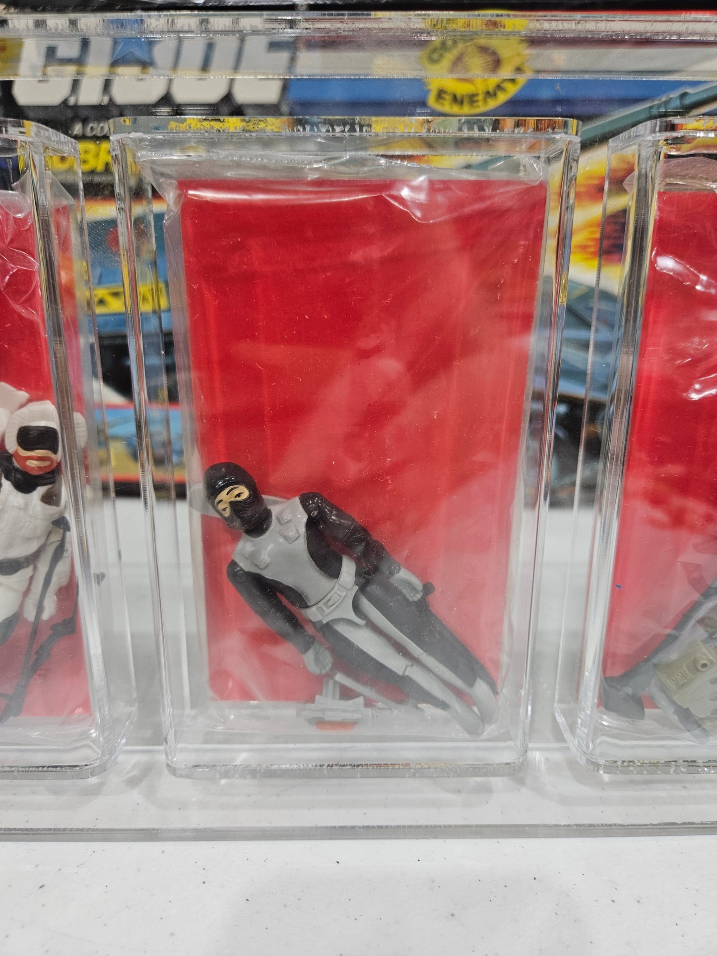 1983 Hasbro GI Joe 3pk Dept Store AFA U85+
