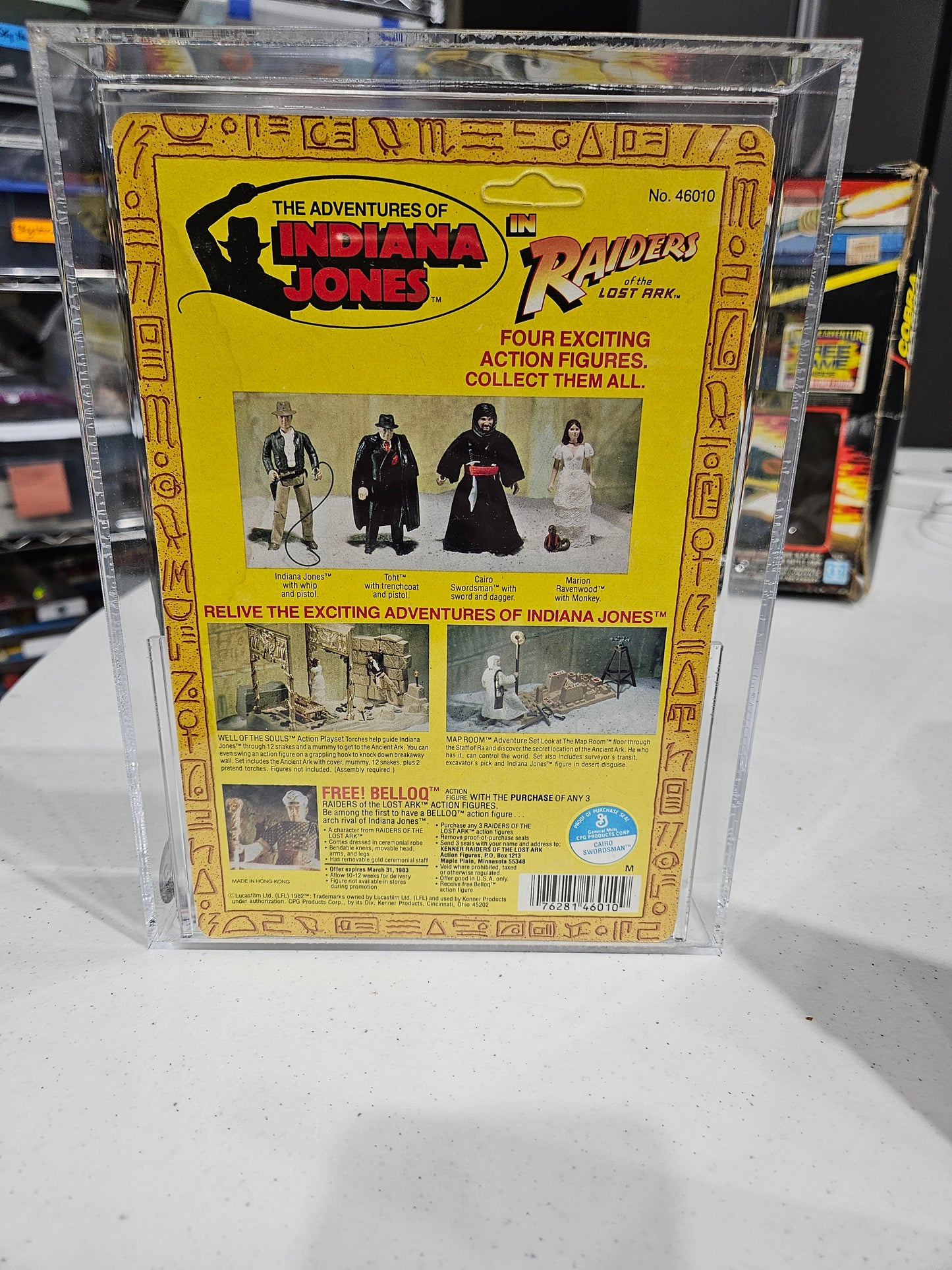 1982 Kenner Indiana Jones Cairo Swordsman CAS 65+