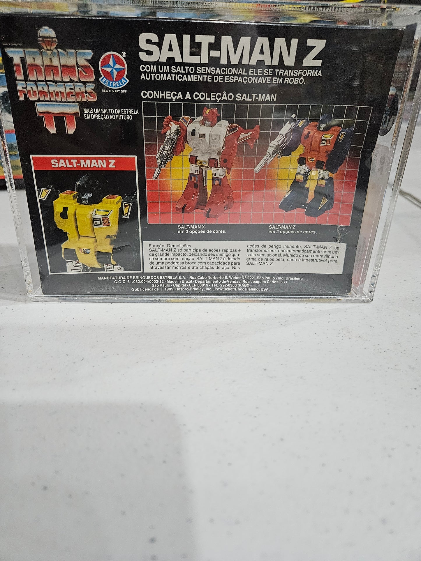 1985 Estrela Transformers Salt-Man Z CAS 70