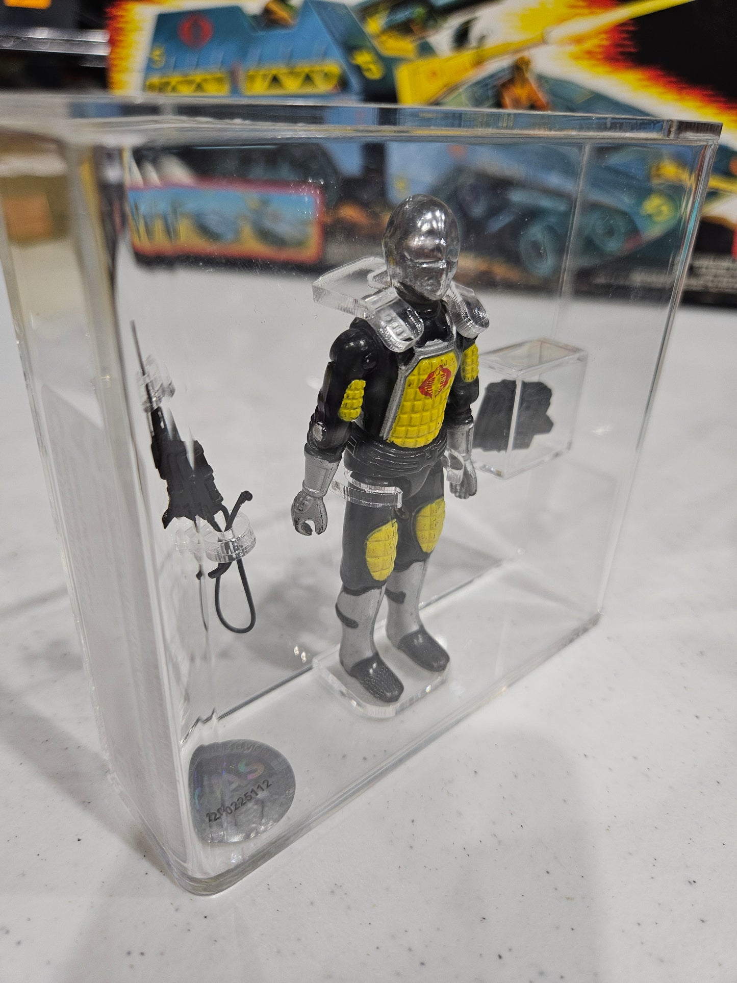1985 Estrela GI Joe Cobra De Aco CAS 75 Loose