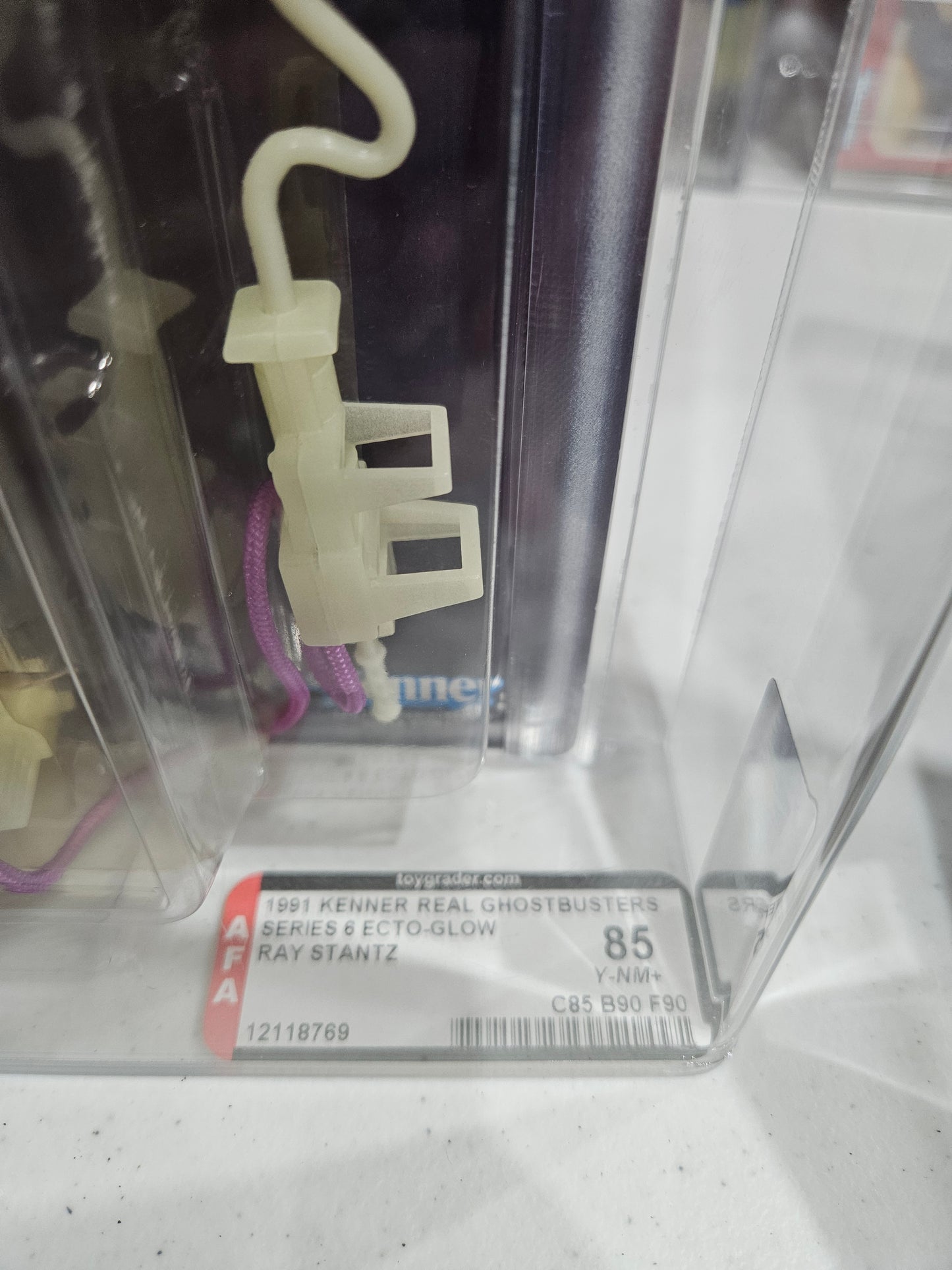 1991 Kenner The Real Ghostbusters Ray Stantz Ecto-Glow AFA 85 Y-NM+