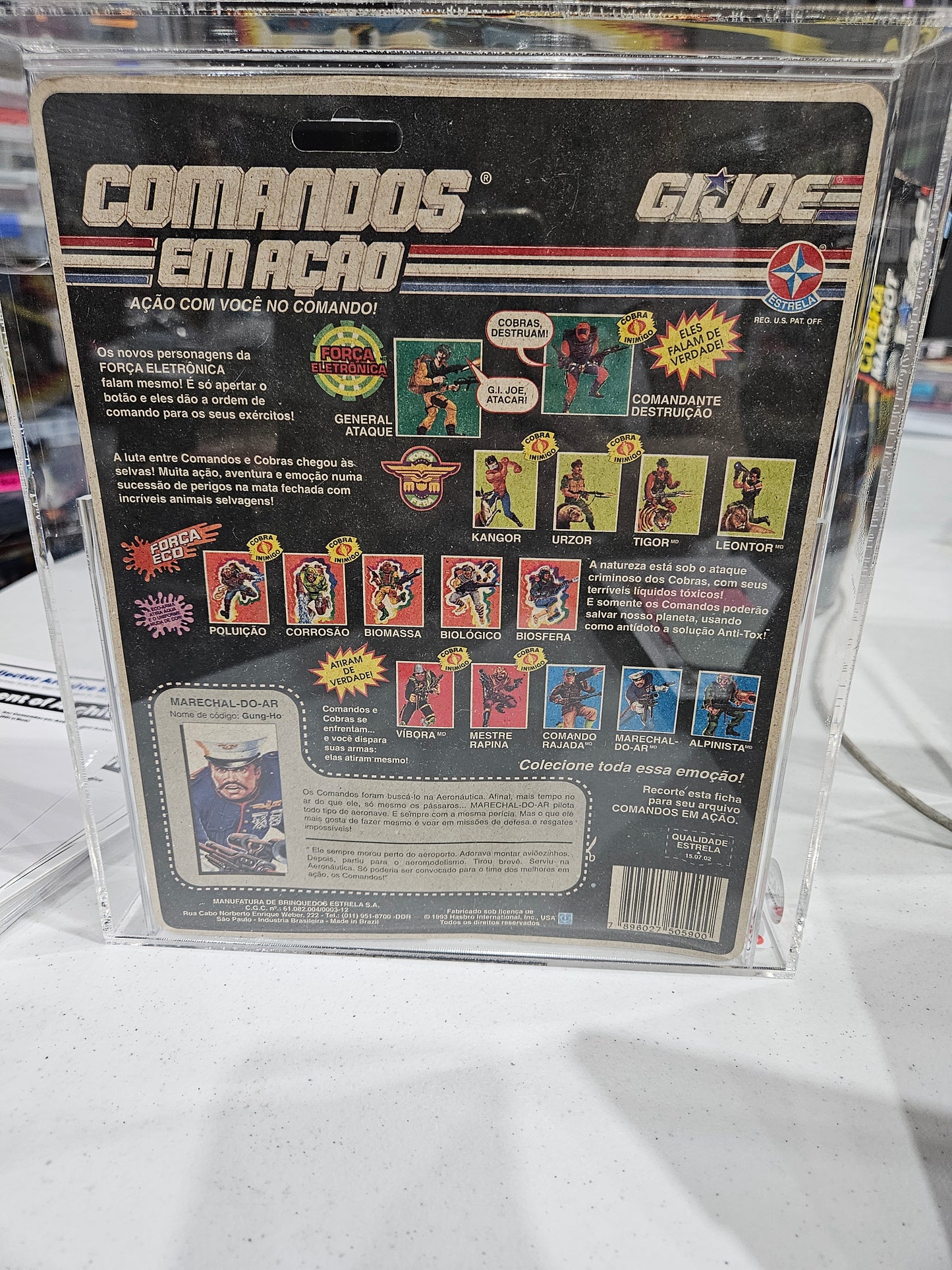 1993 Estrela GI Joe Comandos Em Acao Gung-Ho CAS 85