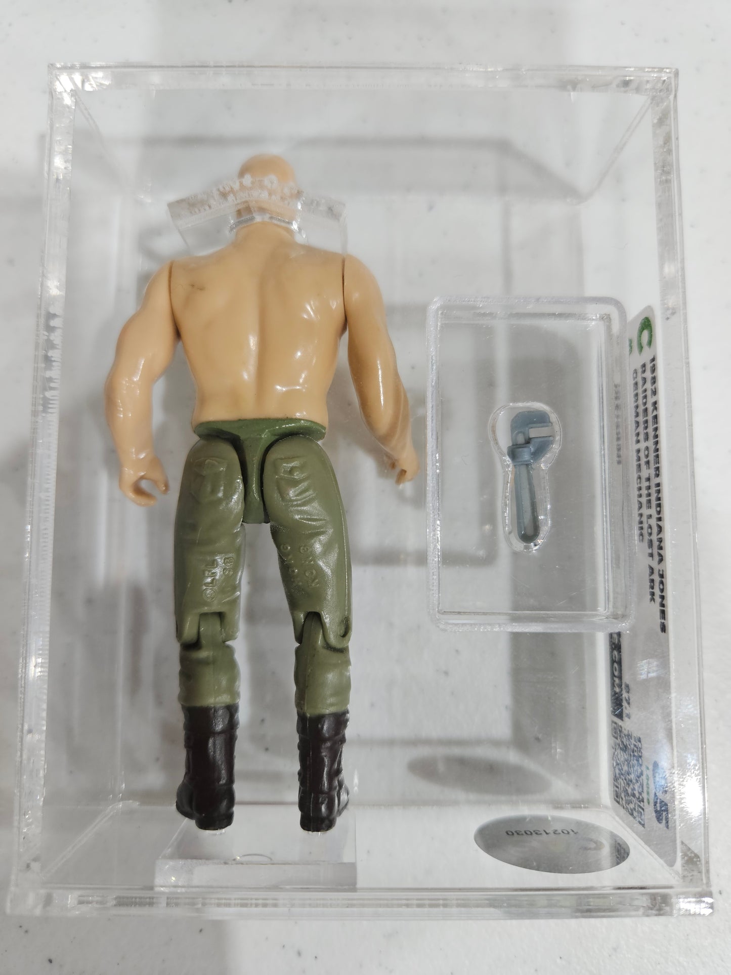 1982 Kenner Indiana Jones German Mechanic CAS 85 Loose