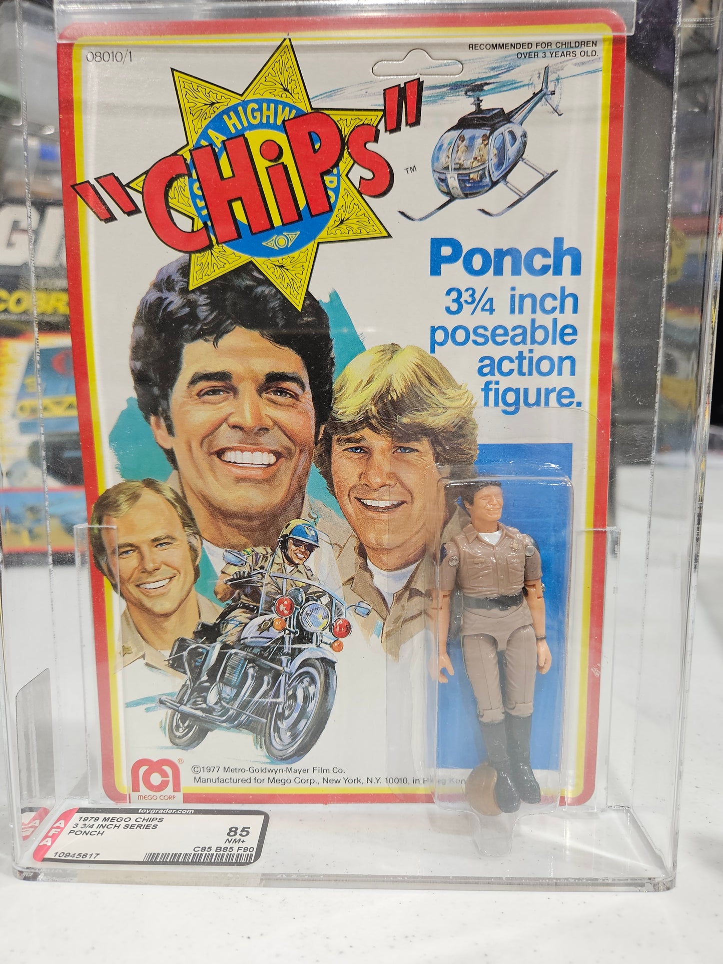 1979 Mego Chips Ponch AFA 85