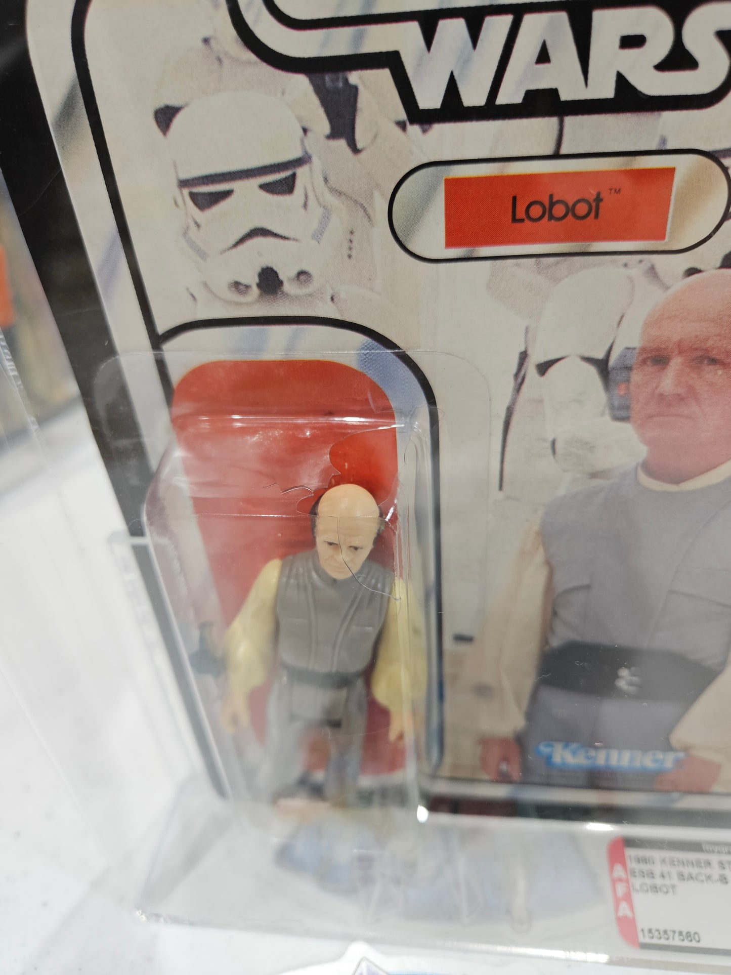 1980 Kenner Star Wars Lobot AFA 80 Damaged