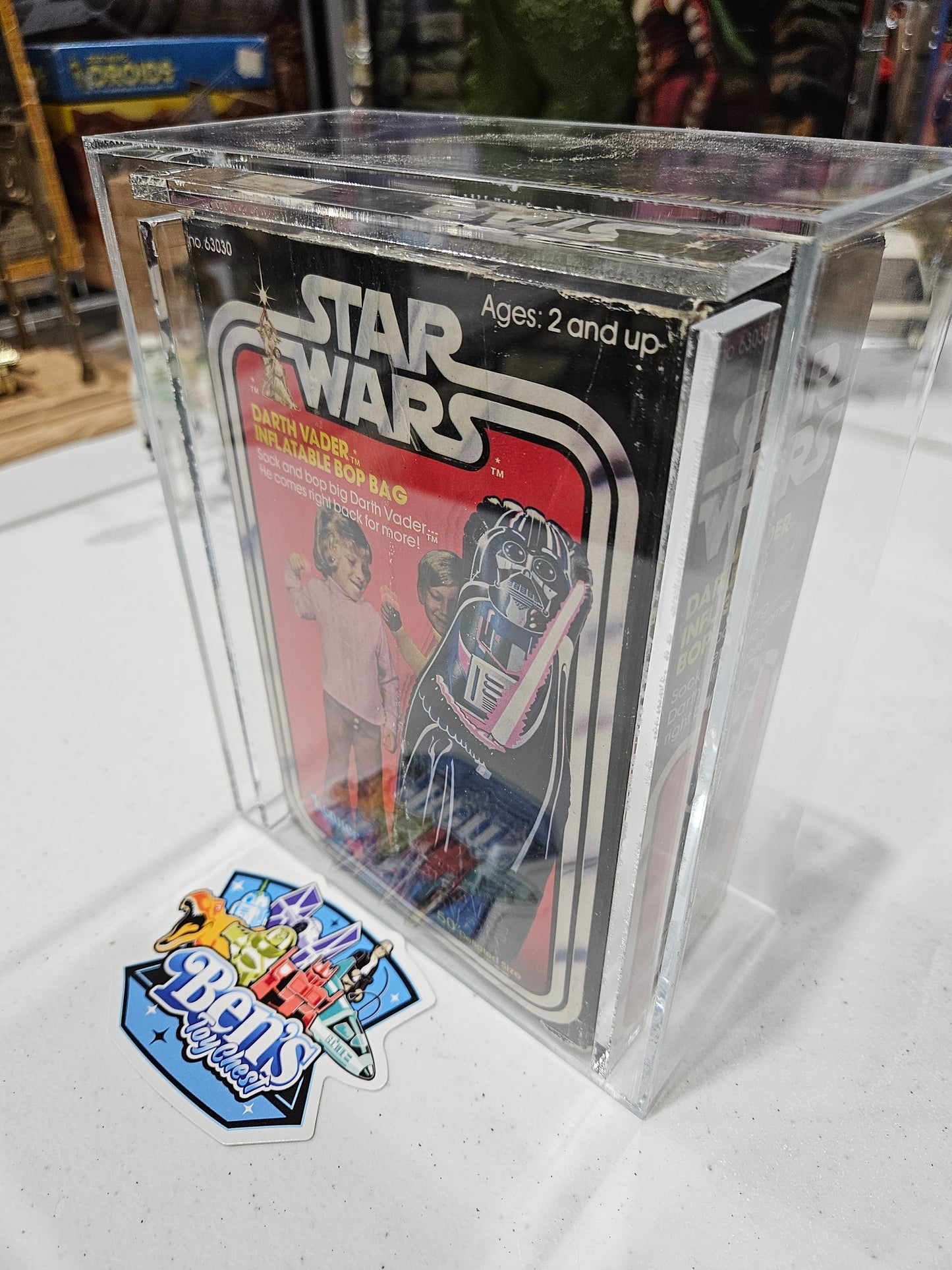 1978 Kenner Star Wars Darth Vader Bop Bag AFA 60EX