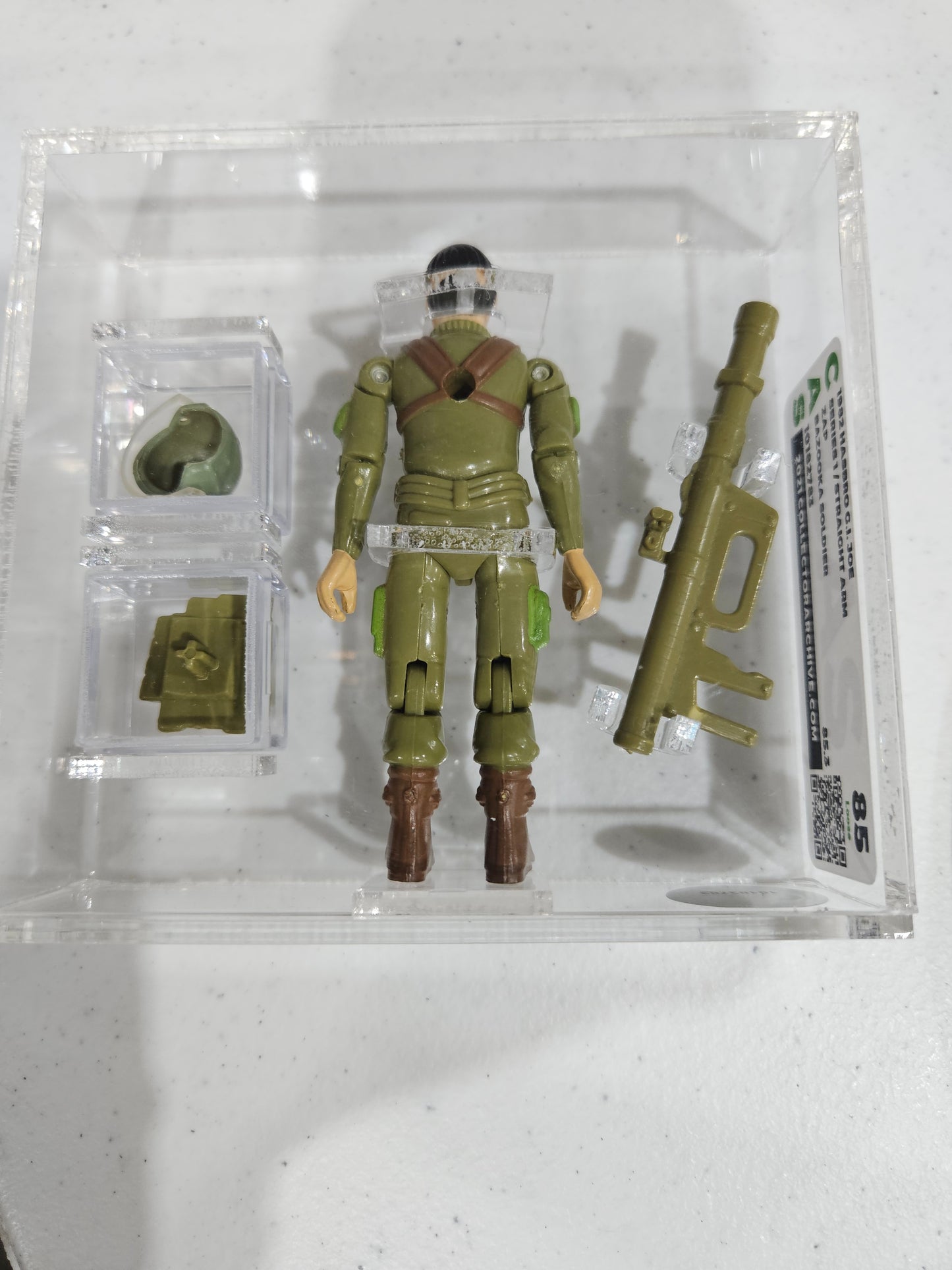 1982 Hasbro GI Joe Zap Bazooka Soldier CAS 85 Loose
