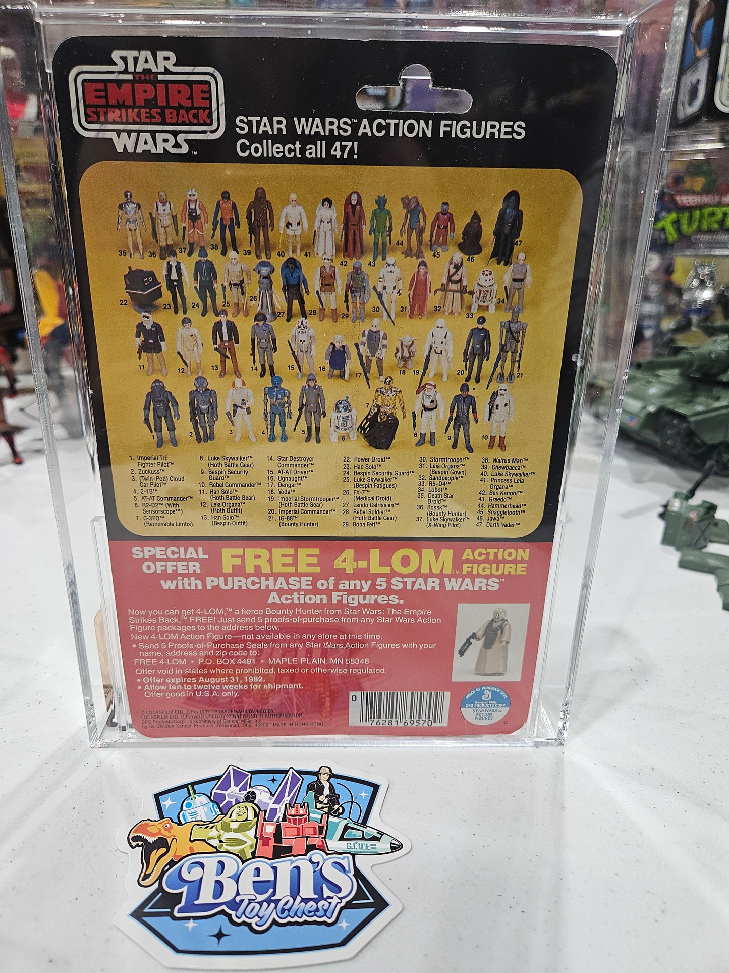 1982 Kenner Star Wars C-3PO (Removable Limbs) AFA 70 Y-EX+