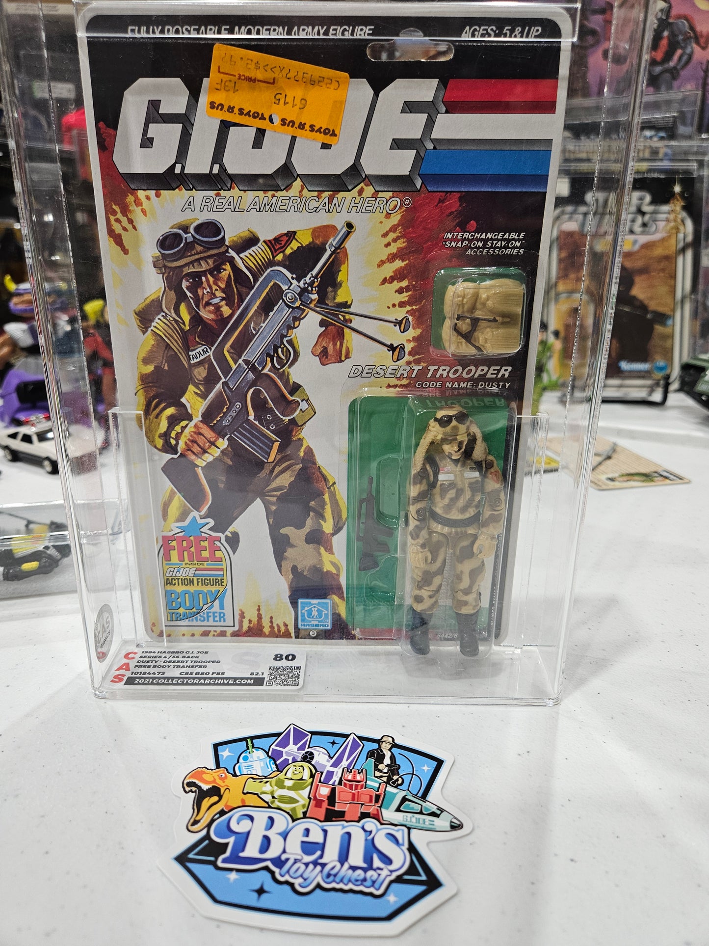 1984 Hasbro GI Joe Dusty - Desert Trooper CAS 80