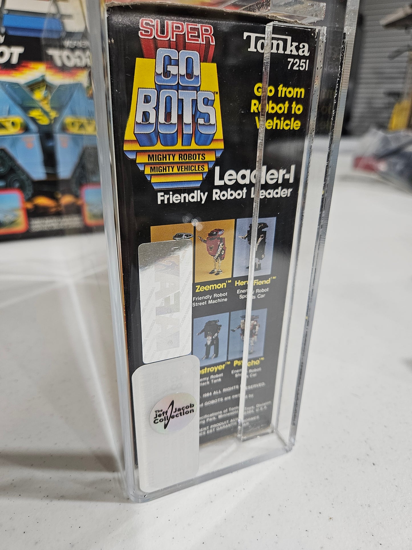 1984 Tonka Gobots Super Leader-1 AFA 85 Q-NM+