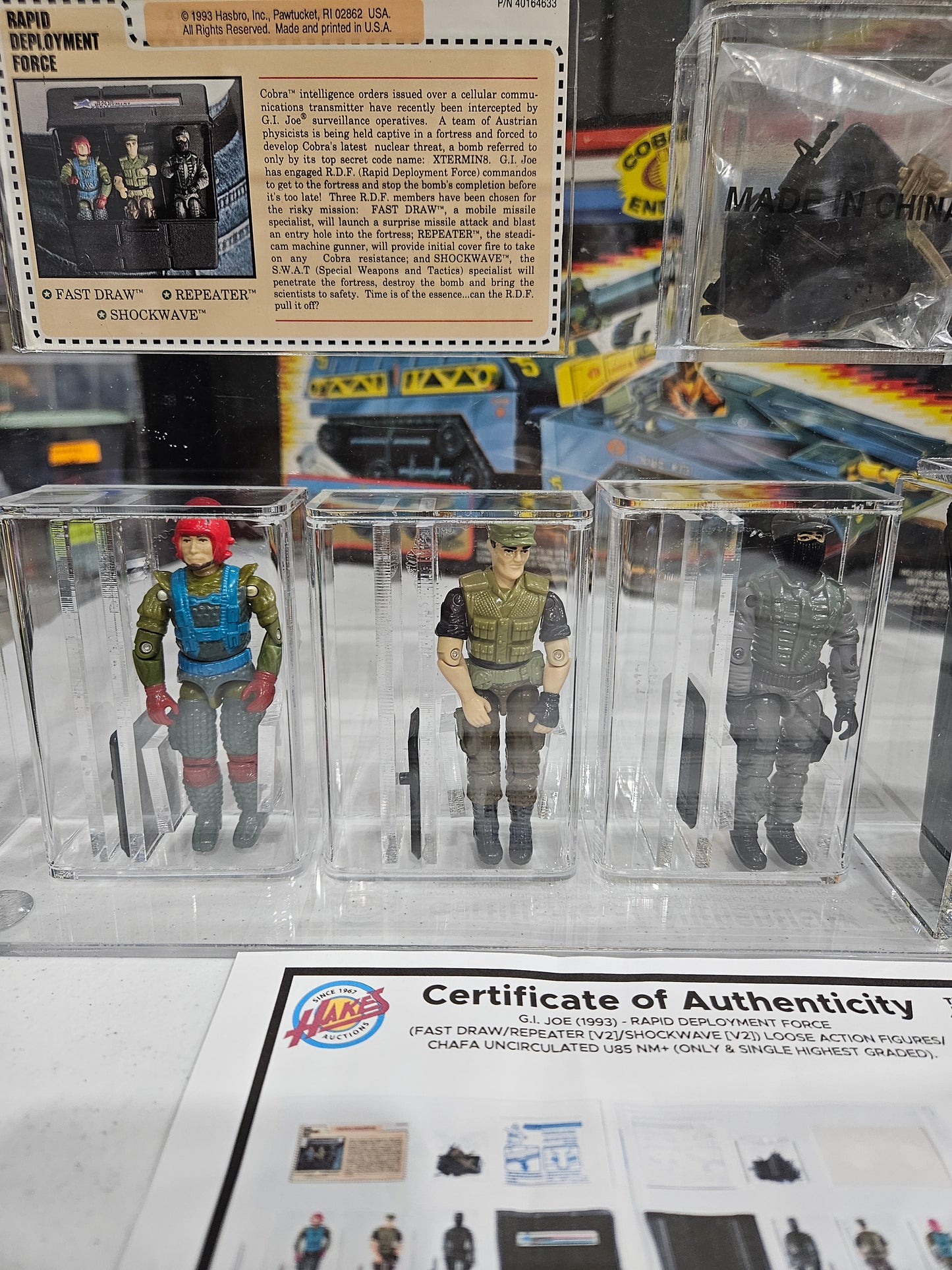 1993 Hasbro GI Joe Rapid Deployment Force AFA U85