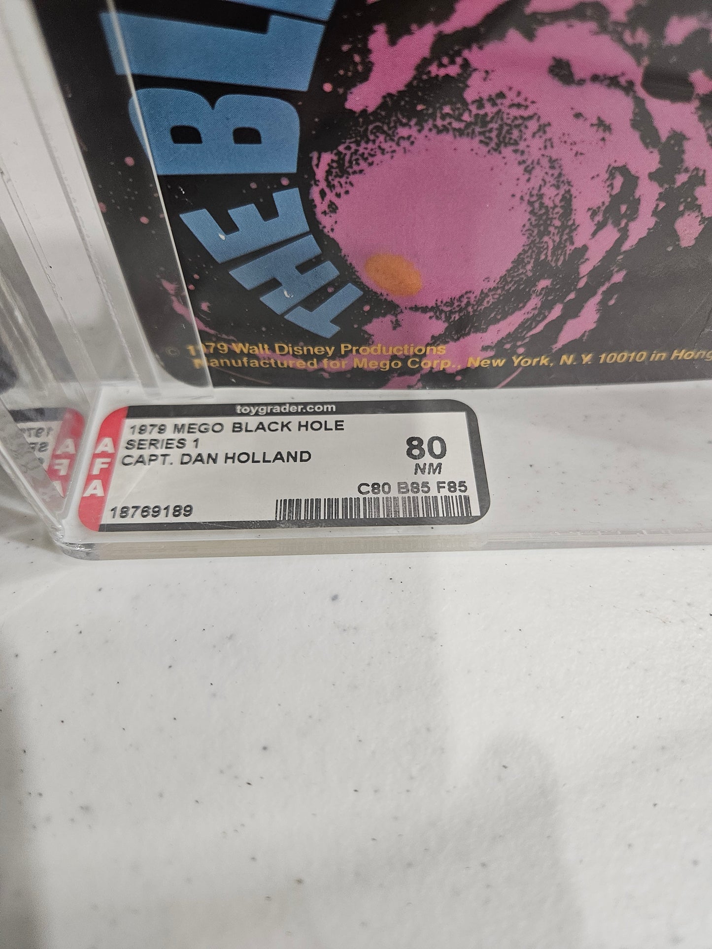 1979 Mego Black Hole Capt. Dan Holland AFA 80