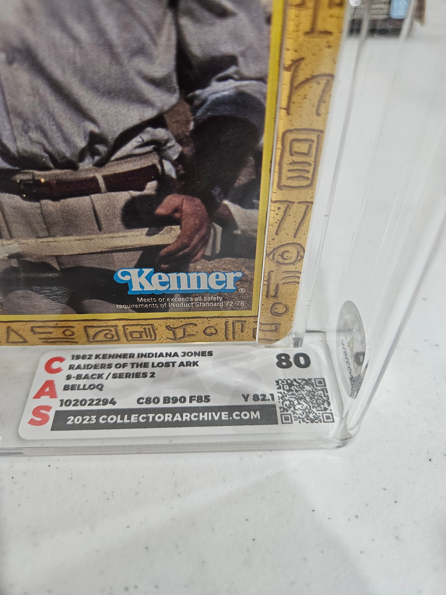 1982 Kenner Indiana Jones Belloq CAS 80