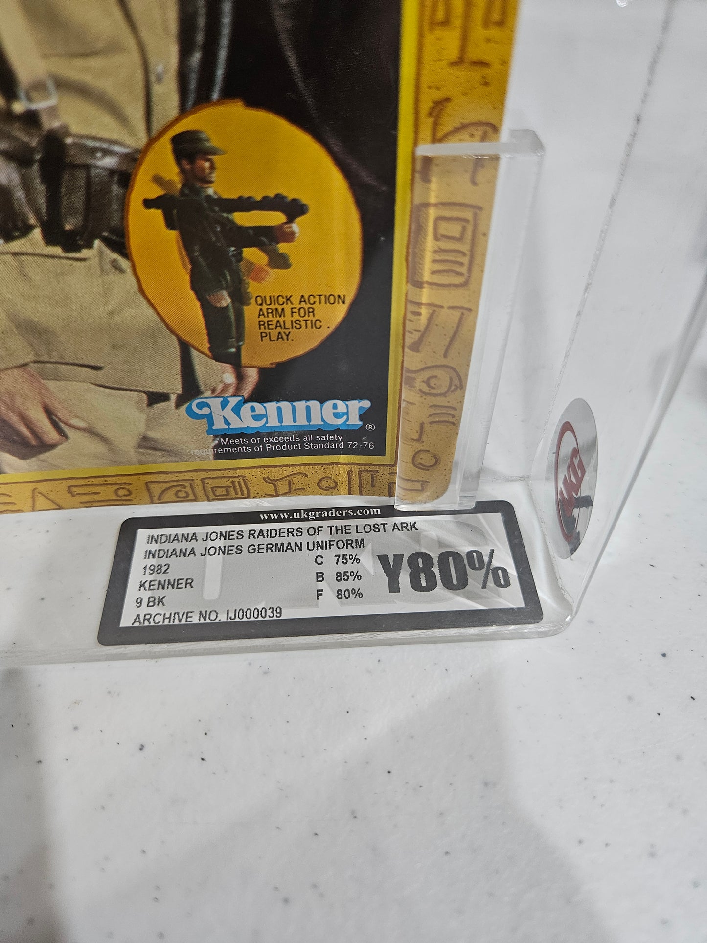 1982 Kenner Indiana Jones German Uniform UKG Y80%