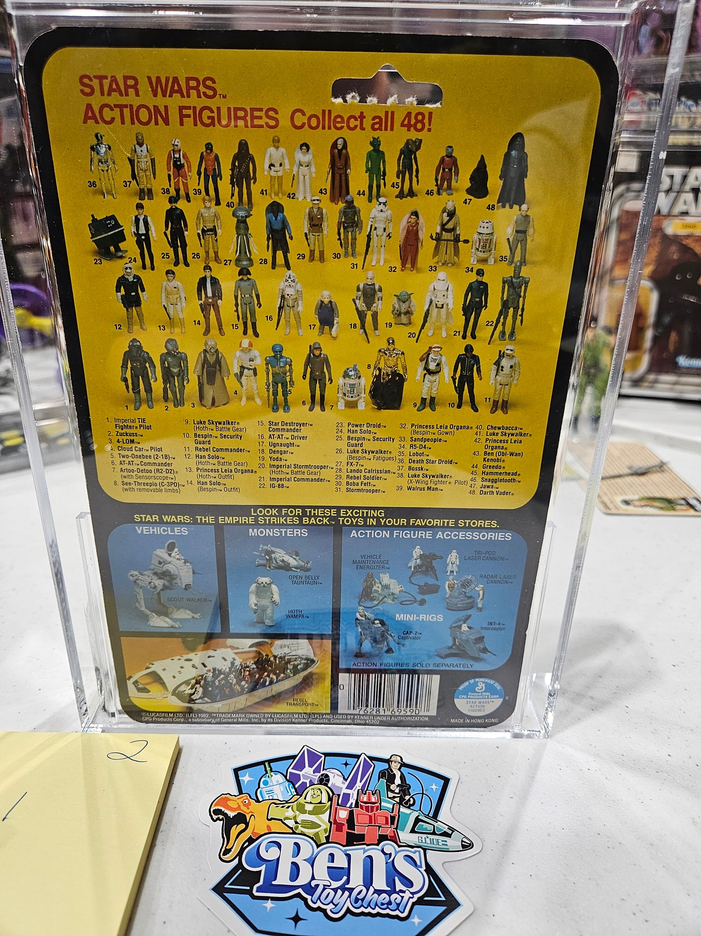 1982 Kenner Star Wars Snaggletooth AFA 75