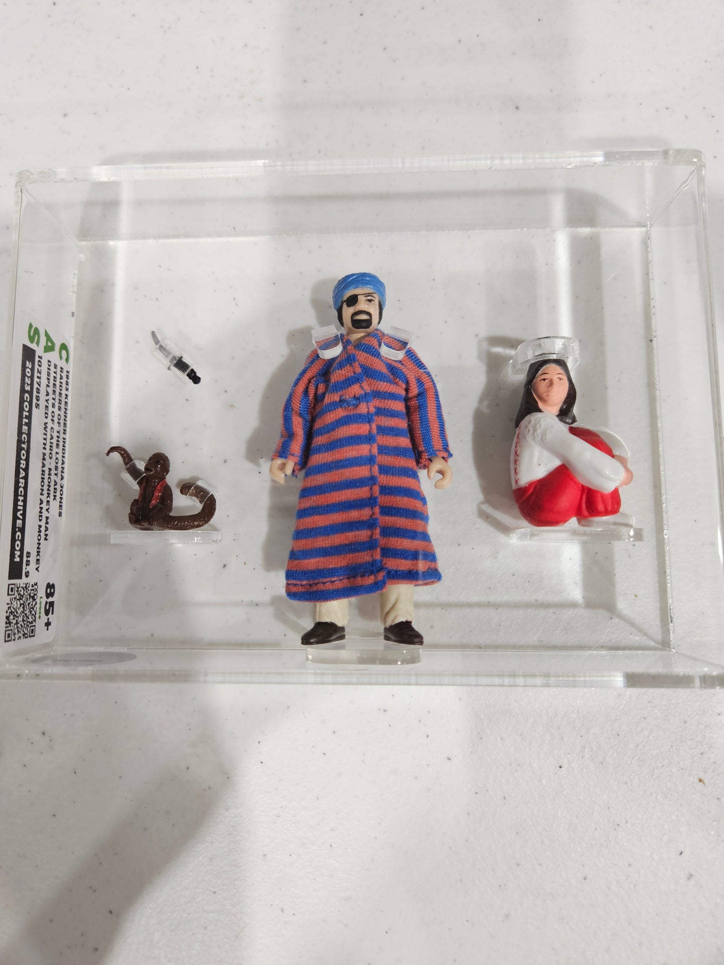 1982 Kenner Indiana Jones Streets of Cairo Monkey Man CAS 85+
