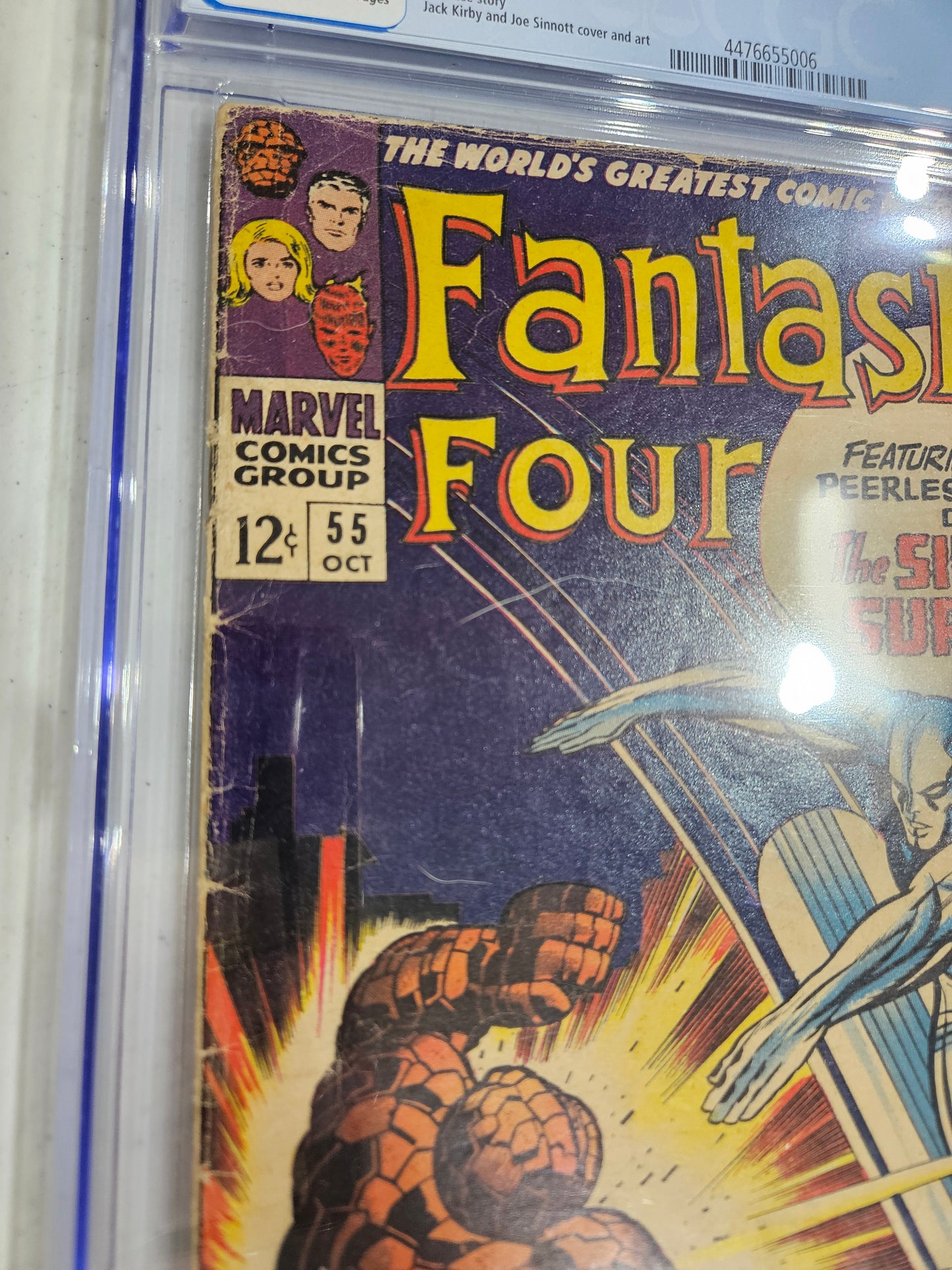 1966 Marvel Fantastic Four #55 CGC 2.5