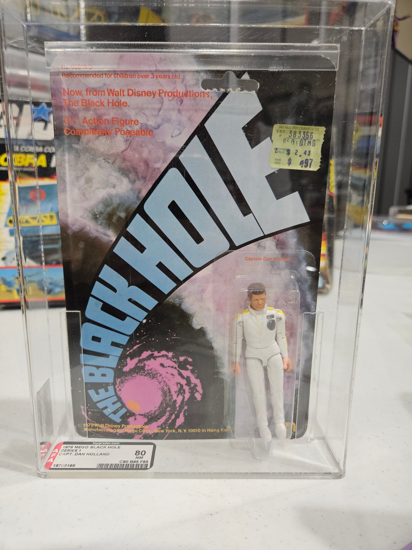 1979 Mego Black Hole Capt. Dan Holland AFA 80