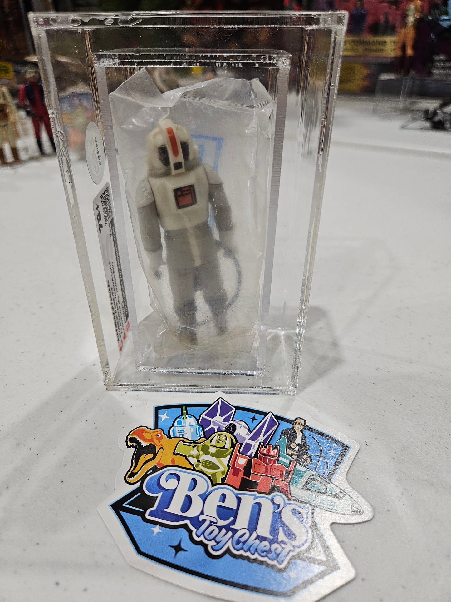 1984 Kenner Star Wars Baggie AT-AT Driver CAS 75+