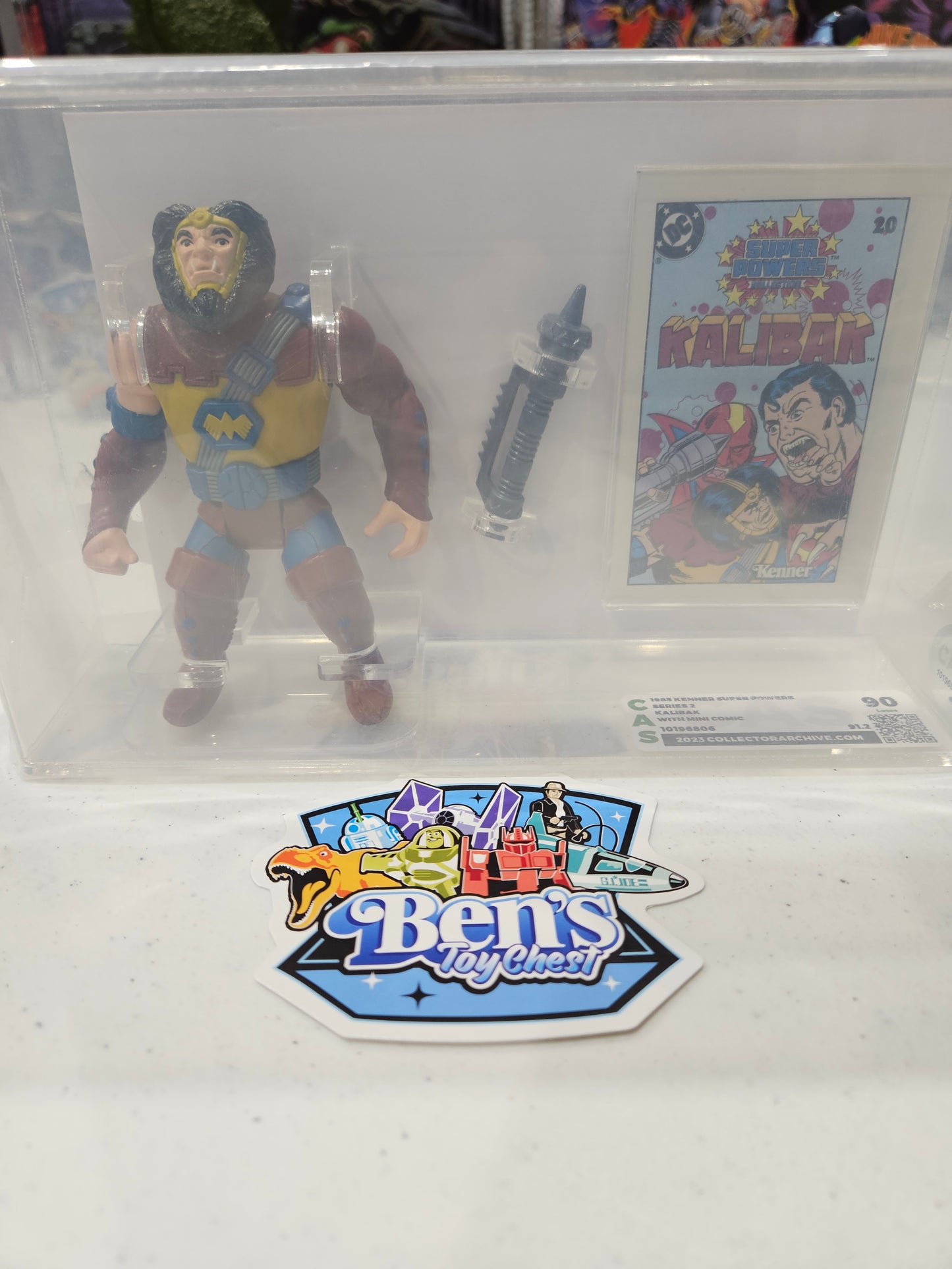 1985 Kenner Super Powers Kalibak w Mini Comic CAS 90