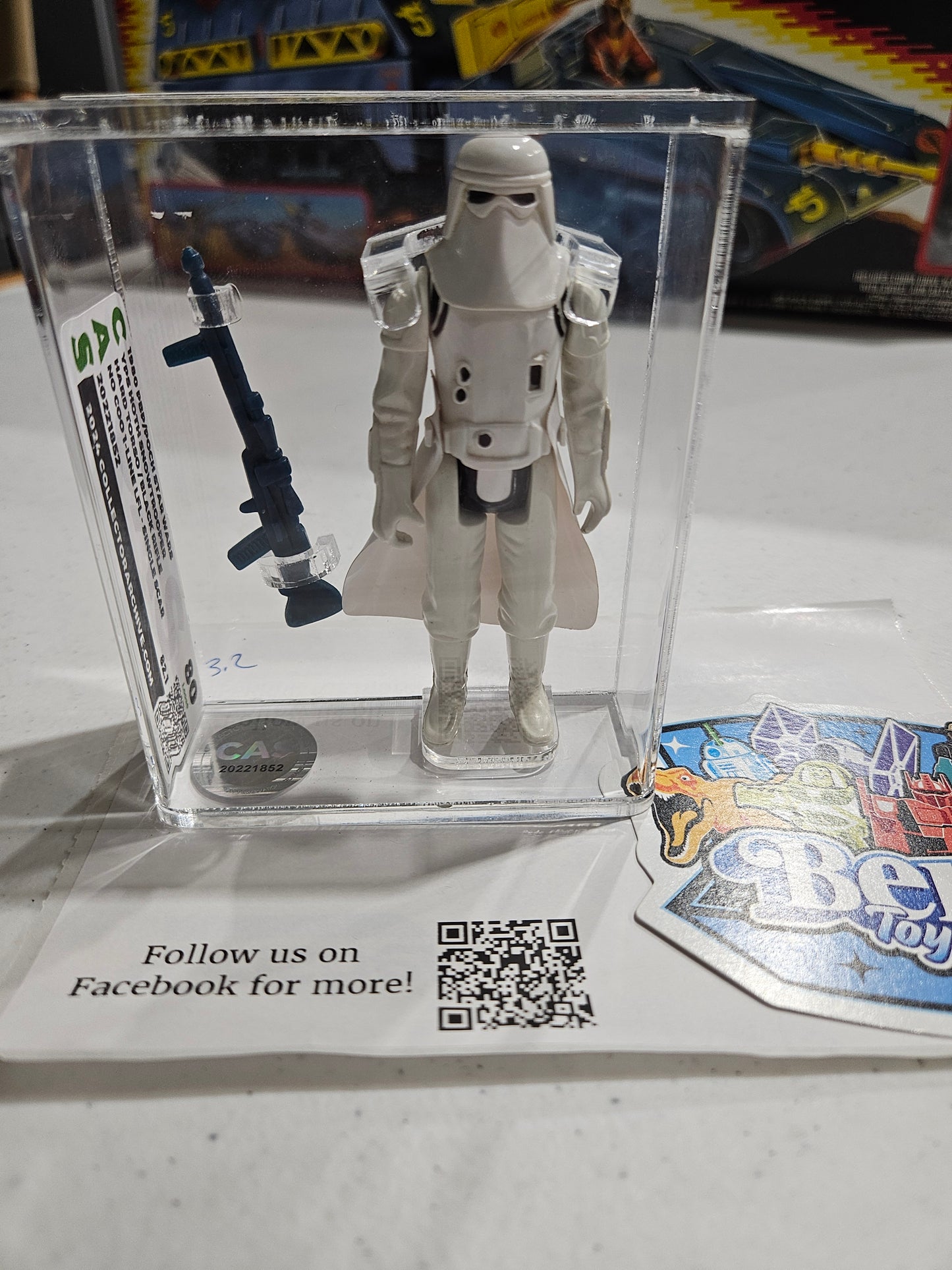 1980 PBP/Poch Star Wars YPS Hoth Snowtrooper CAS 80 Loose
