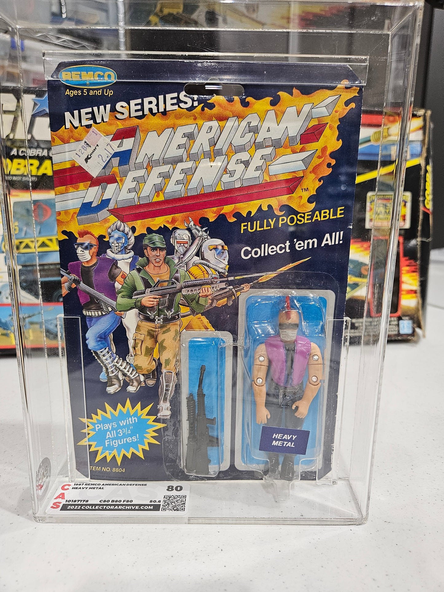 1987 Remco American Defense Heavy Metal CAS 80