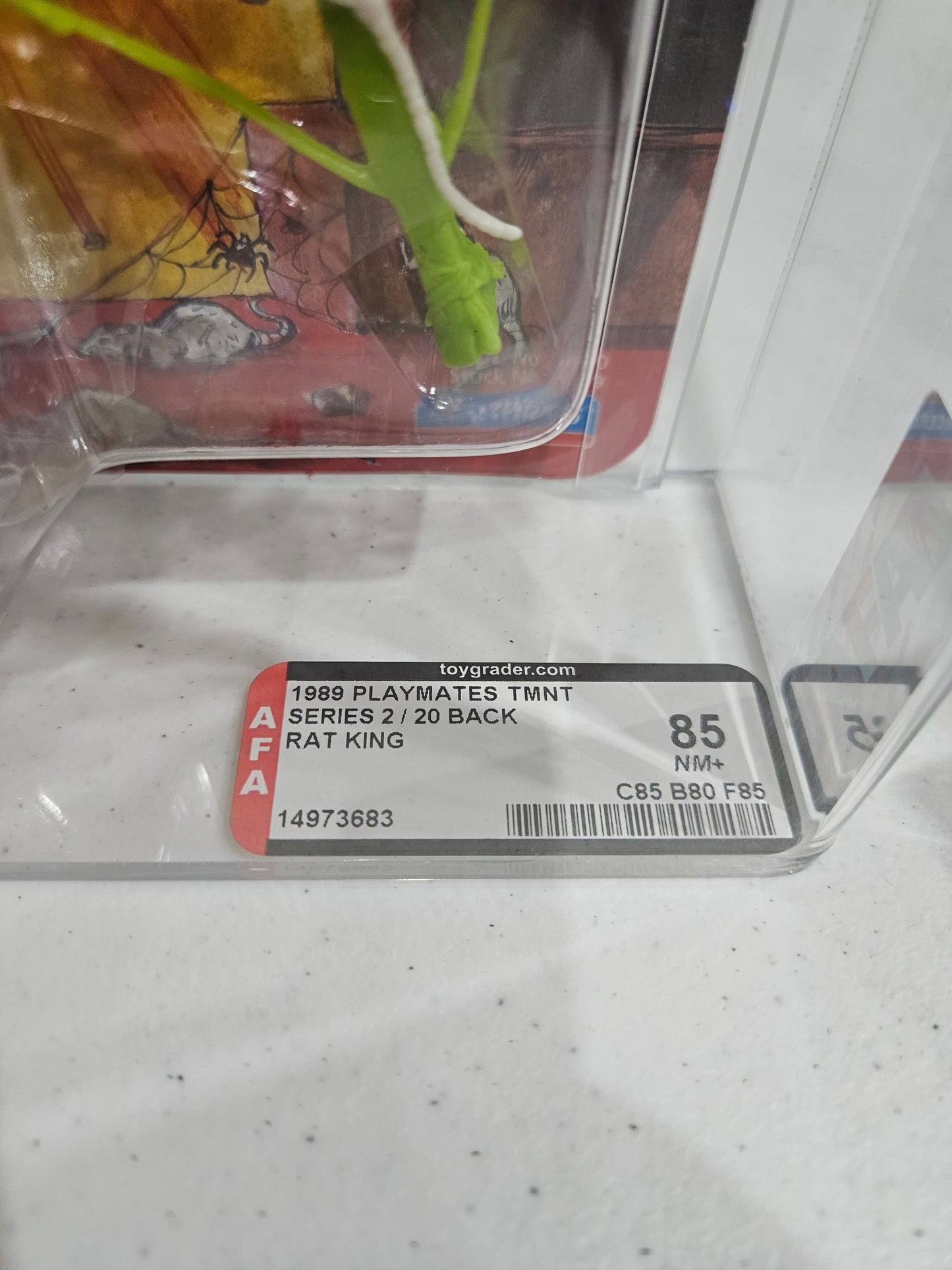 1989 Playmates TMNT Rat King AFA 85 NM+
