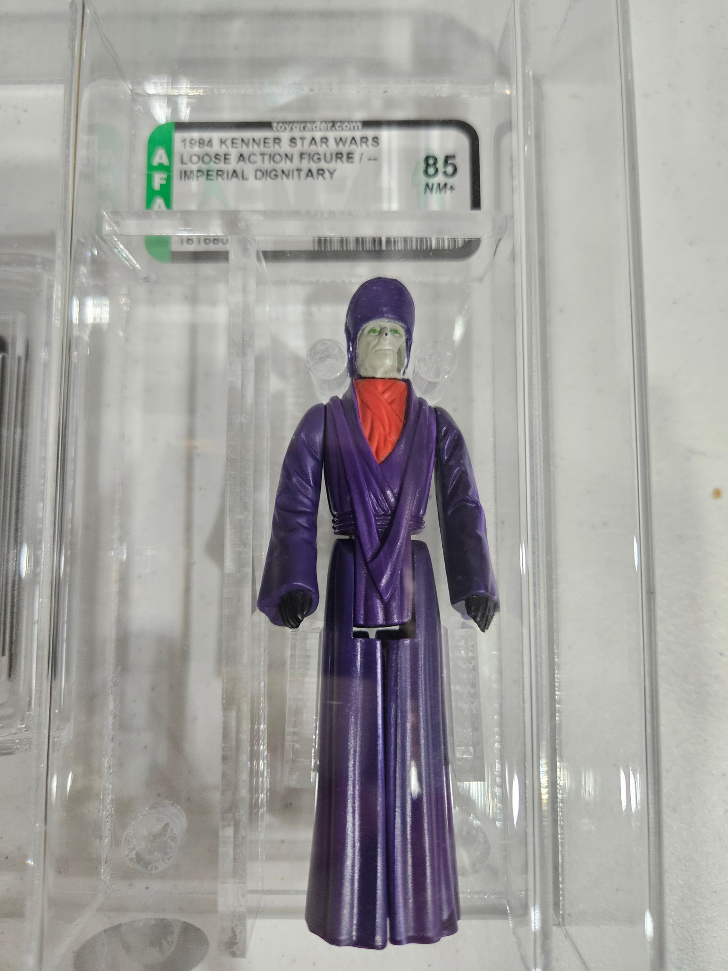 1984 Kenner Star Wars Imperial Dignitary With Coin AFA 85 NM+