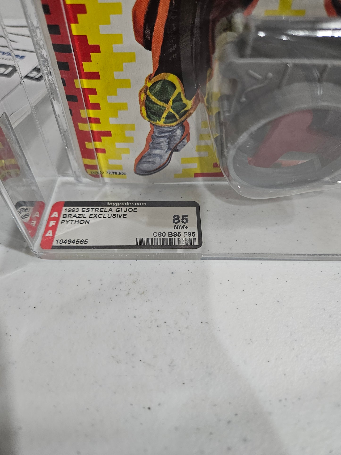 1993 Estrela GI Joe Python AFA 85