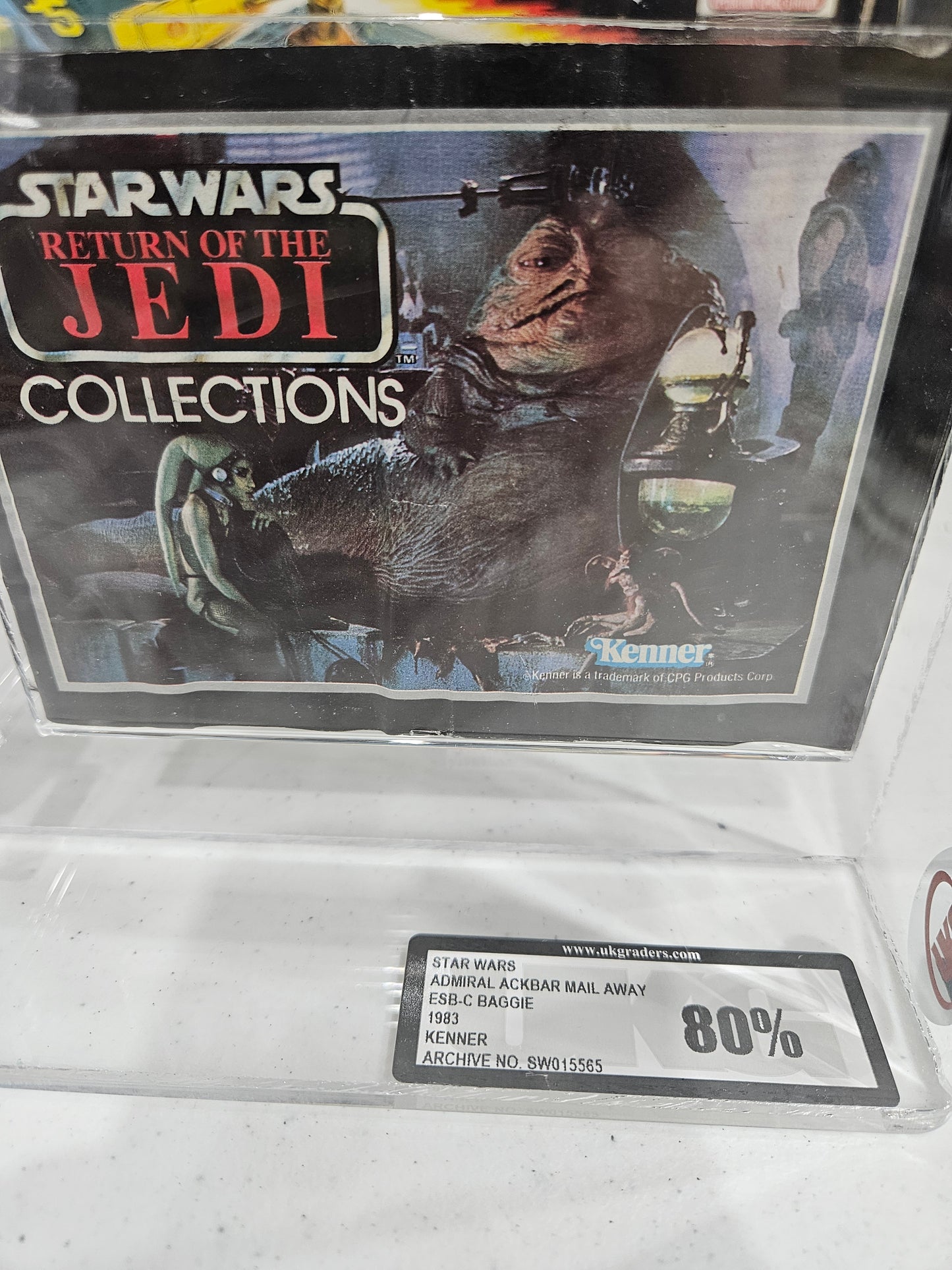 1983 Kenner Star Wars Baggie Admiral Ackbar UKG 80%