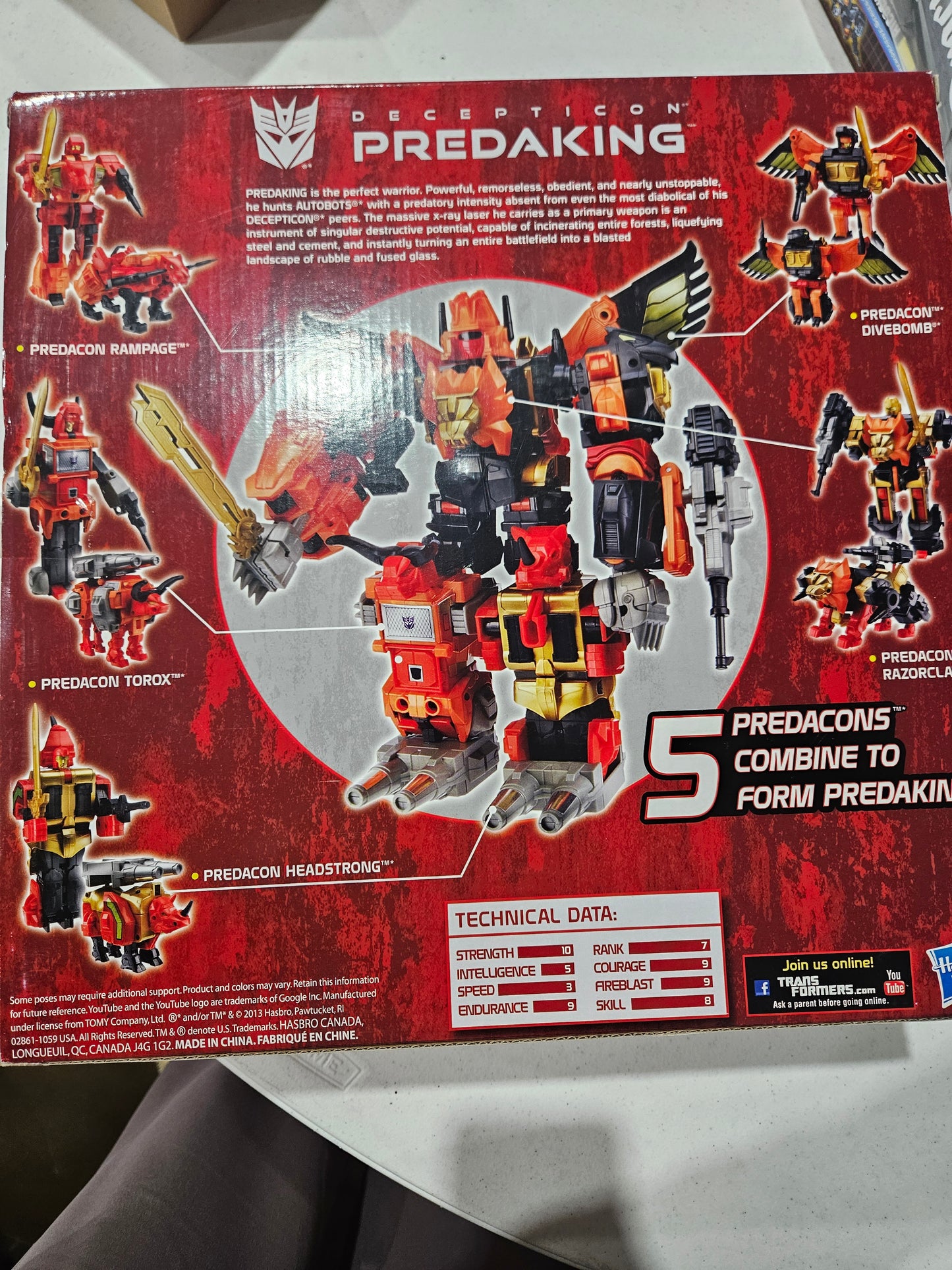 Transformers Platinum Edition Predaking