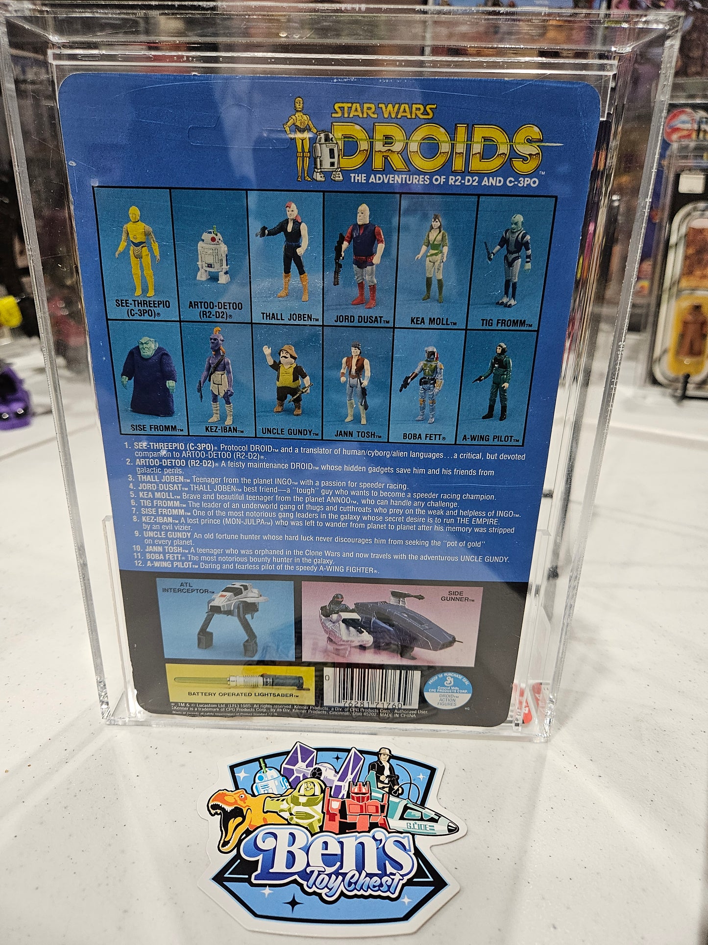 1985 Kenner Star Wars Droids Kez-Iban AFA 80+