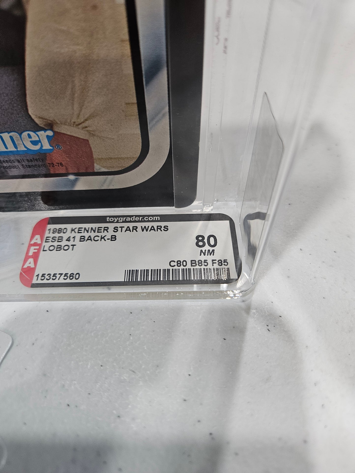 1980 Kenner Star Wars Lobot AFA 80 Damaged
