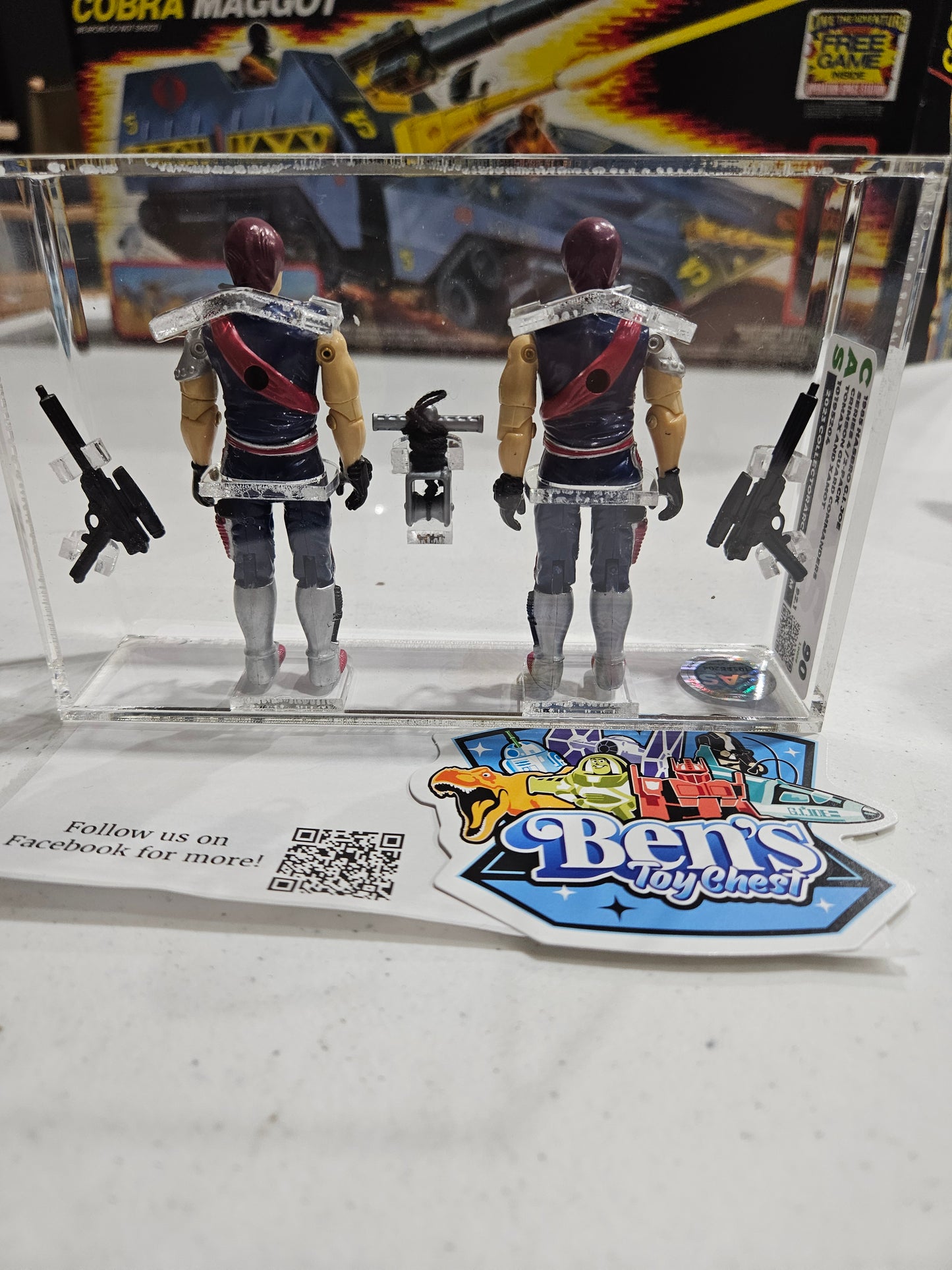 1985 Hasbro GI Joe Crimson Guard Commanders CAS 90 Loose