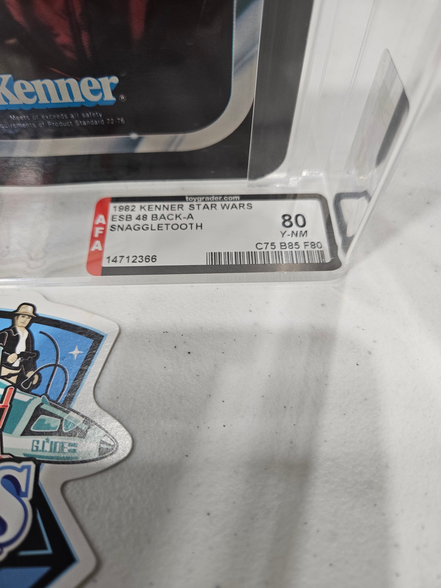 1982 Kenner Star Wars Snaggletooth AFA 80 Y-NM