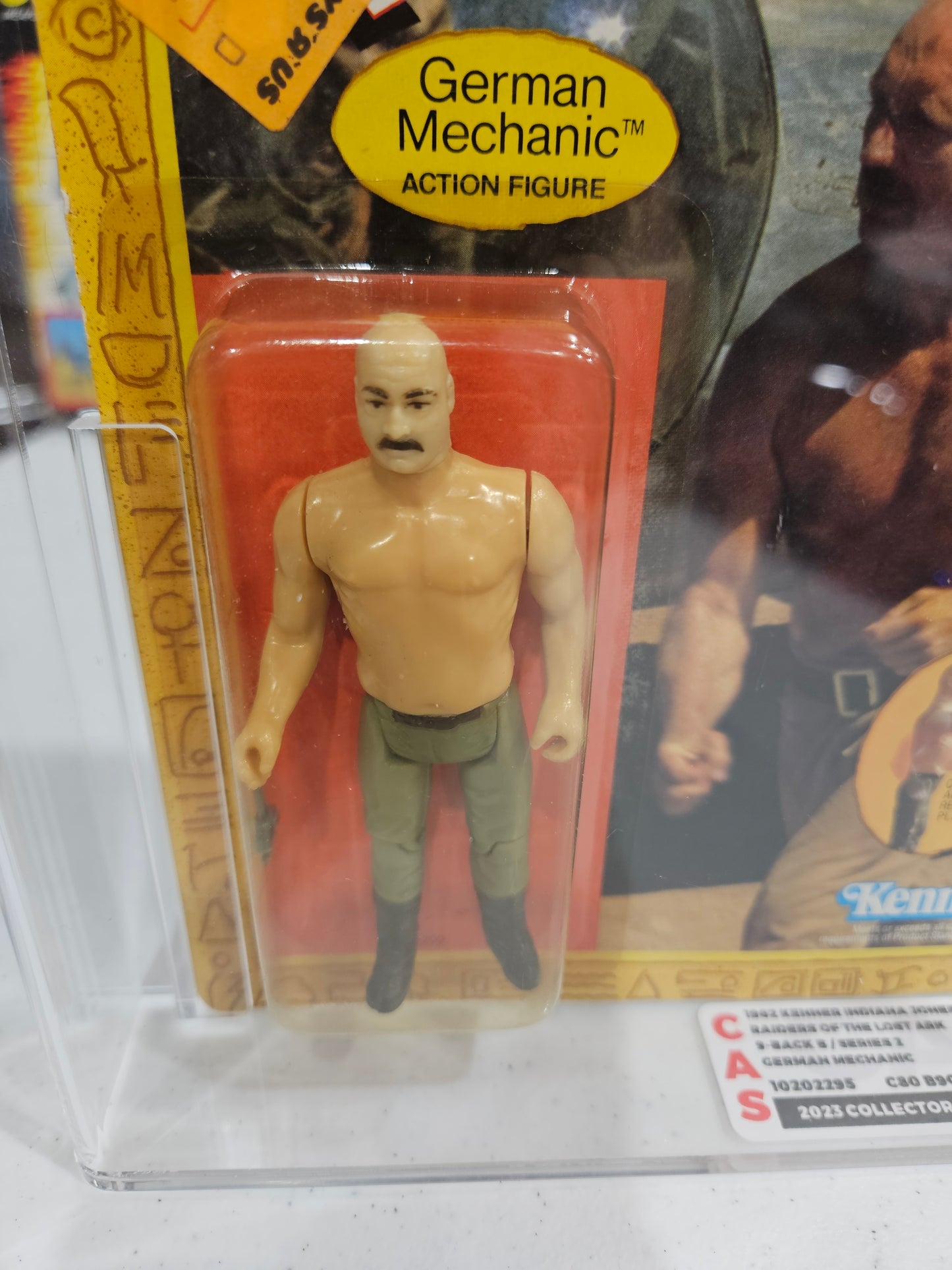 1982 Kenner Indiana Jones German Mechanic CAS 80+
