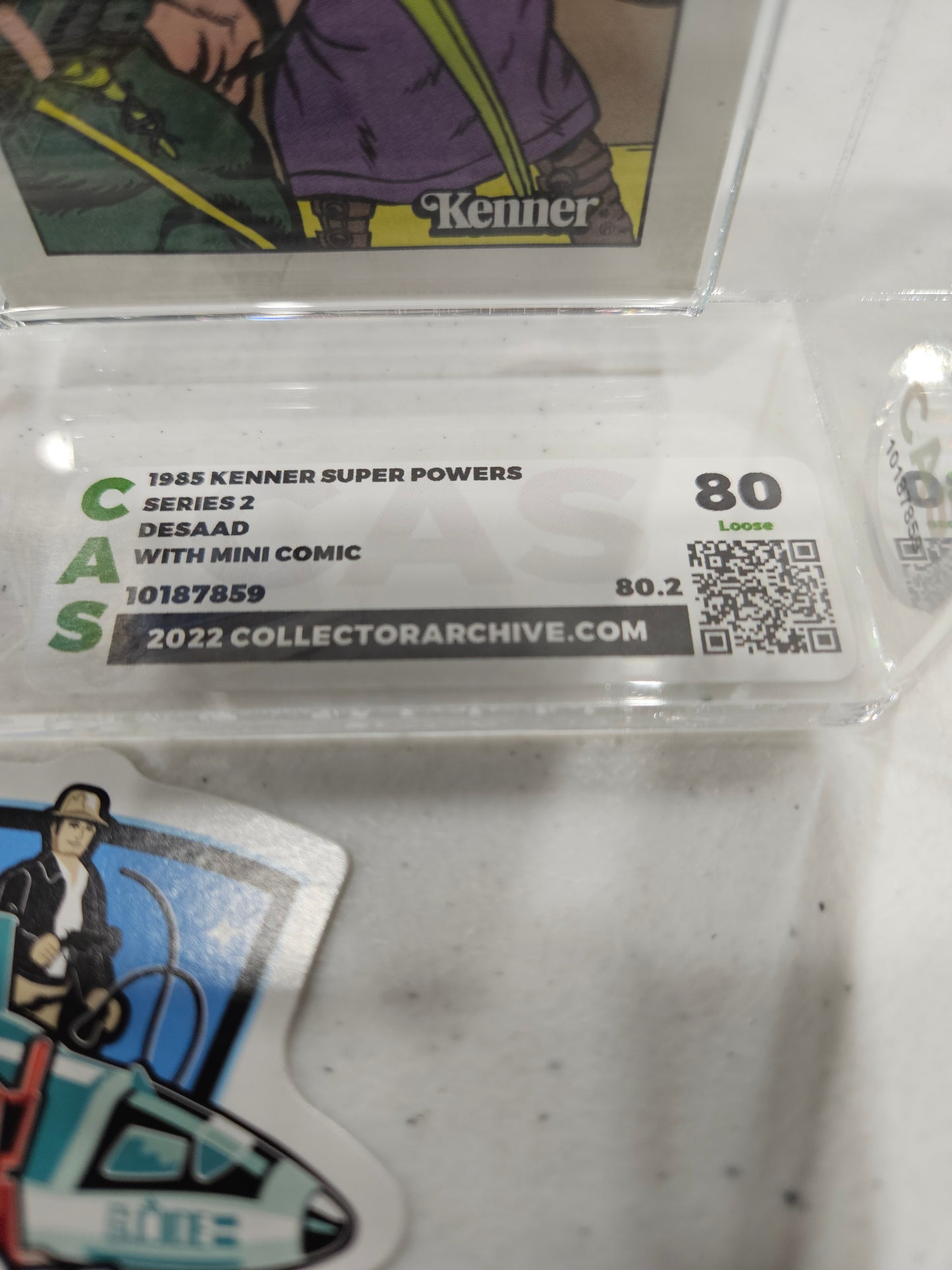 1985 Kenner Super Powers DeSaad w Mini Comic CAS 80