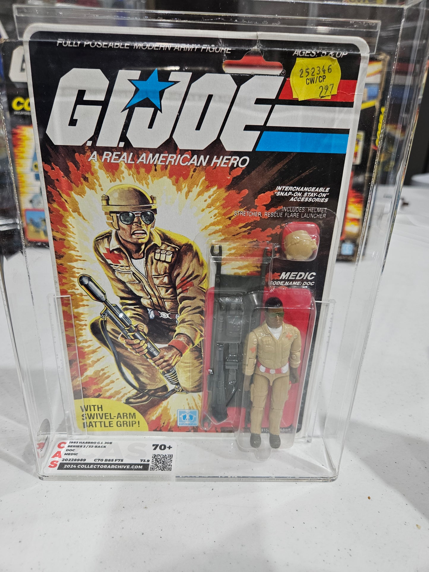 1983 Hasbro GI Joe Doc Medic CAS 70+