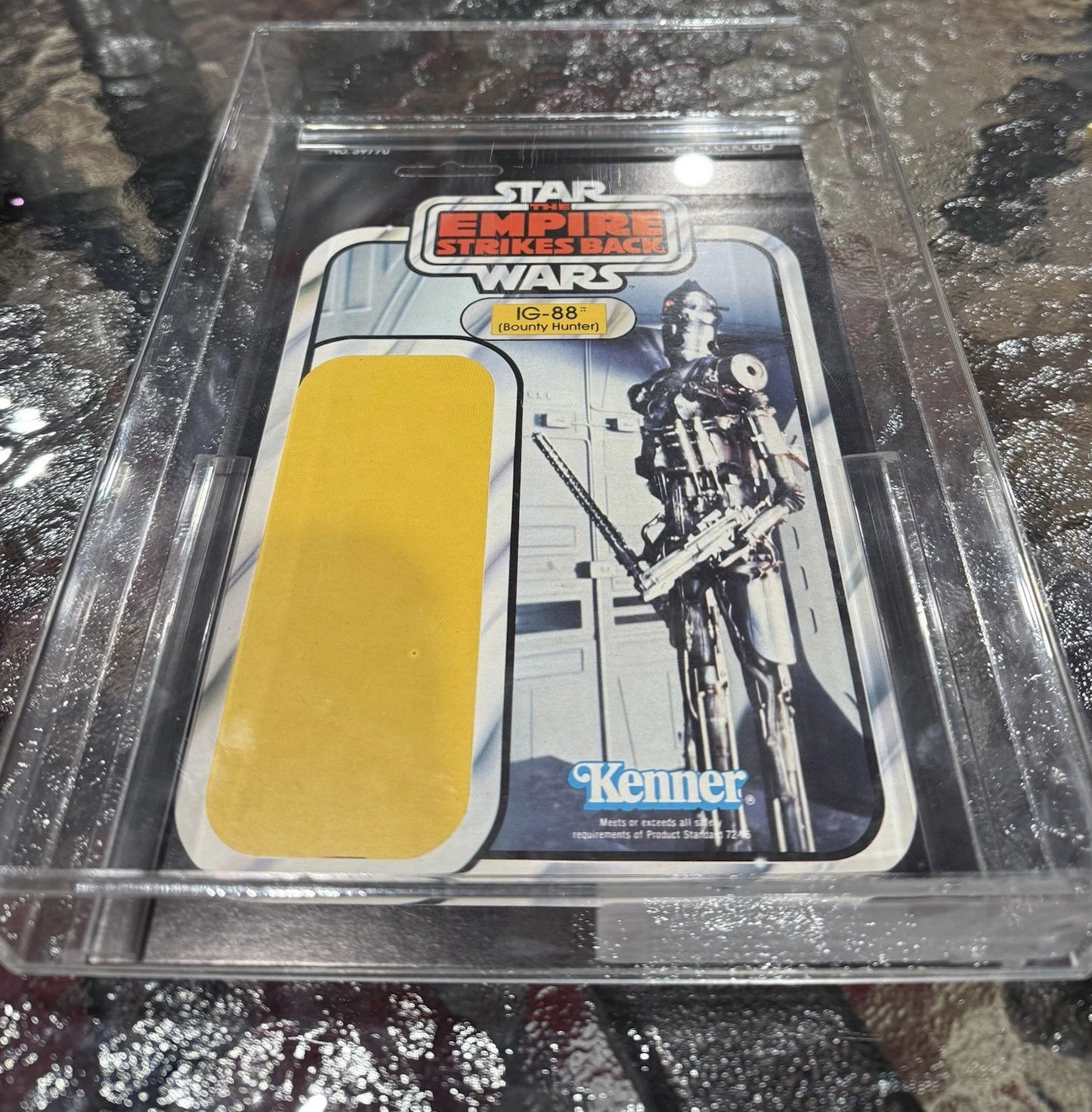 1980 Kenner Star Wars IG-88 Proof Card CAS 85+