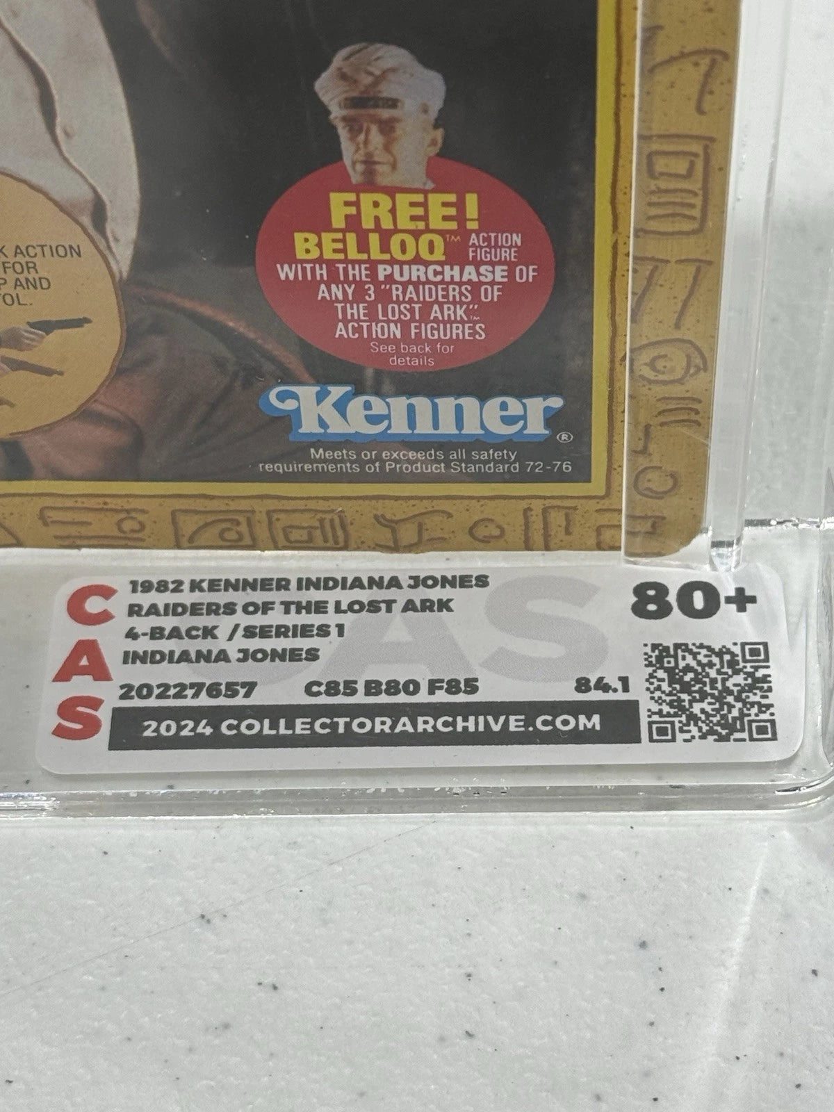 1982 Kenner Indiana Jones CAS 80+
