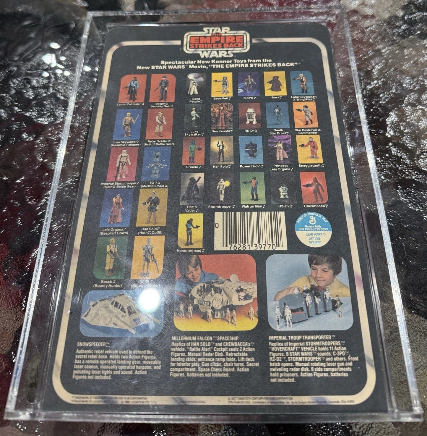 1980 Kenner Star Wars IG-88 Proof Card CAS 85+