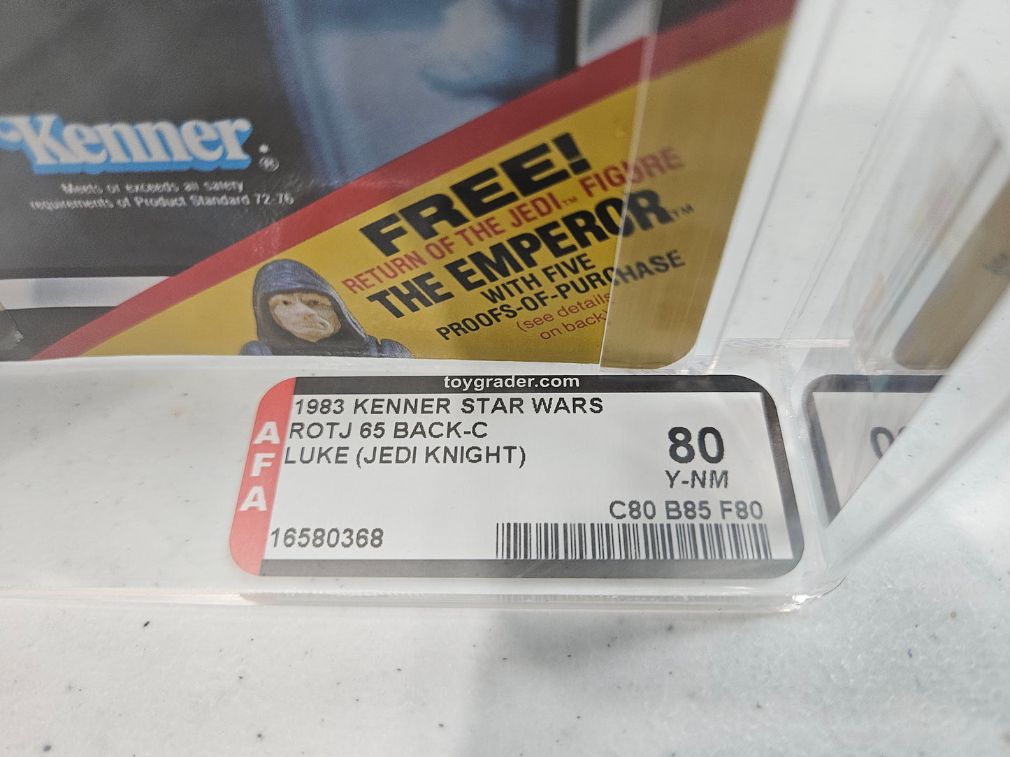 1983 Kenner Star Wars ROTJ - Luke (Jedi Knight) AFA 80