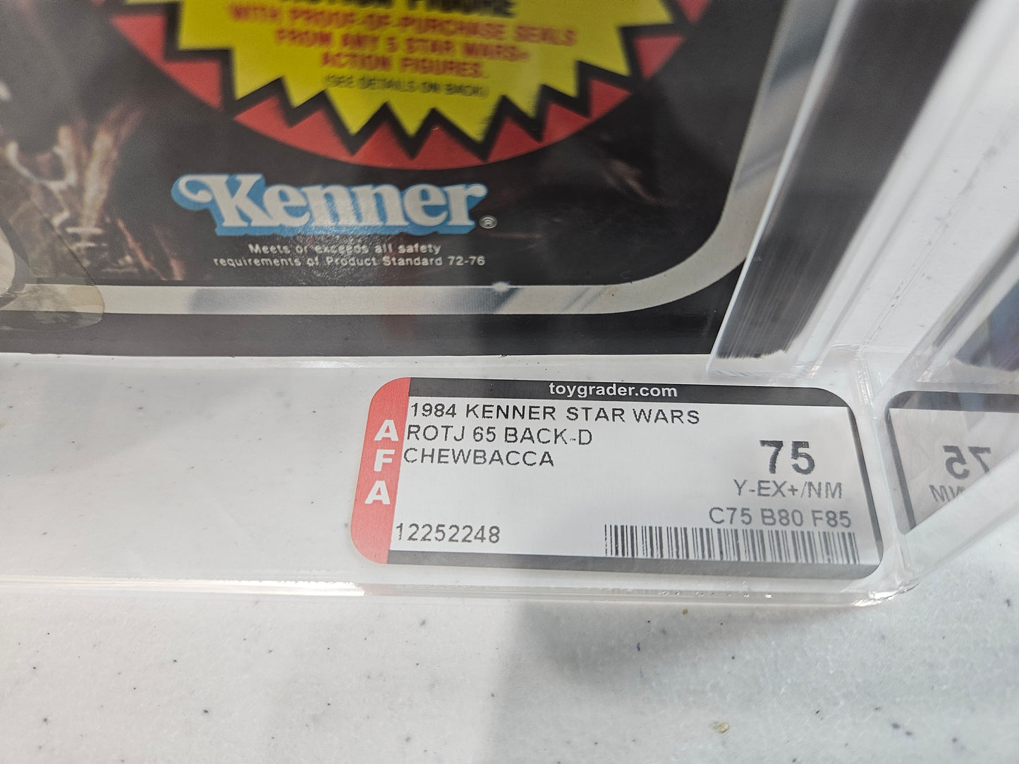 1984 Kenner Star Wars ROTJ Chewbacca AFA 75
