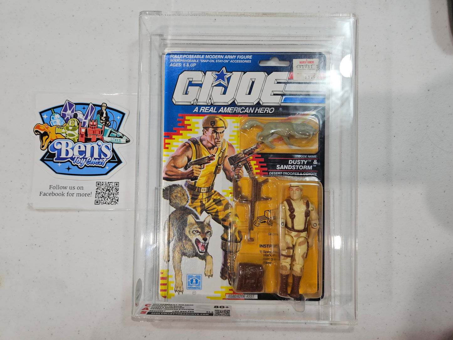 1991 Hasbro G.I. Joe - Dusty and Sandstorm CAS 80+