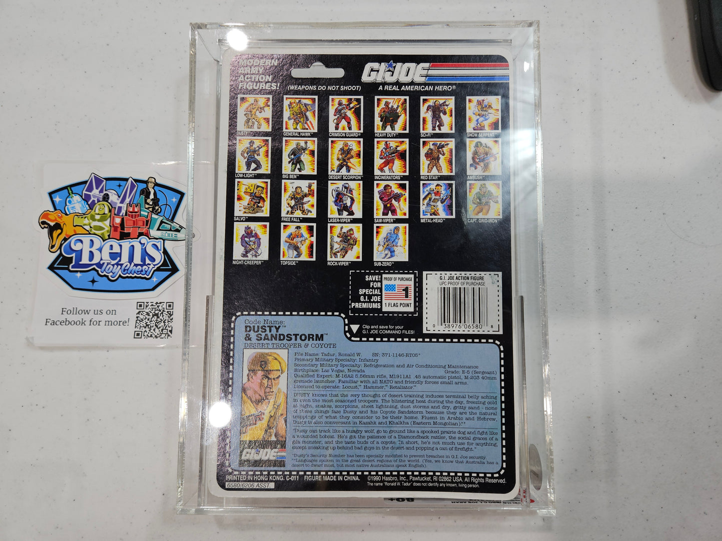 1991 Hasbro G.I. Joe - Dusty and Sandstorm CAS 80+