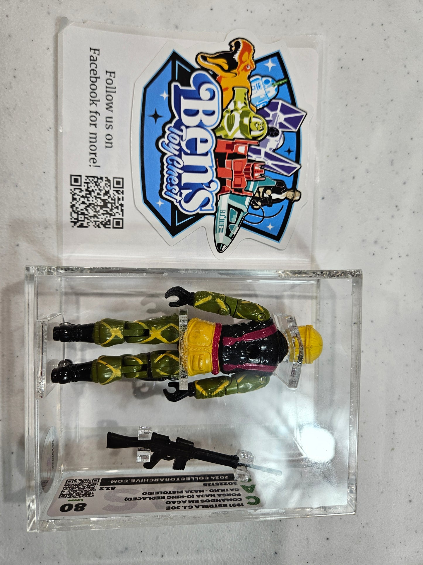 1991 Estrela G.I. Joe - Gatilho CAS 80 *Loose