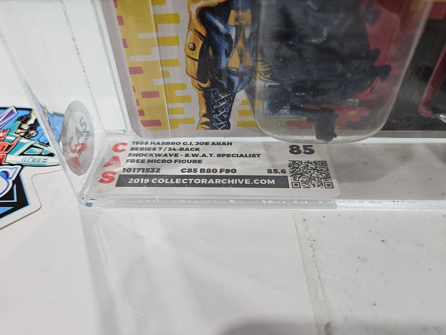 1988 Hasbro G.I. Joe - Shockwave CAS 85