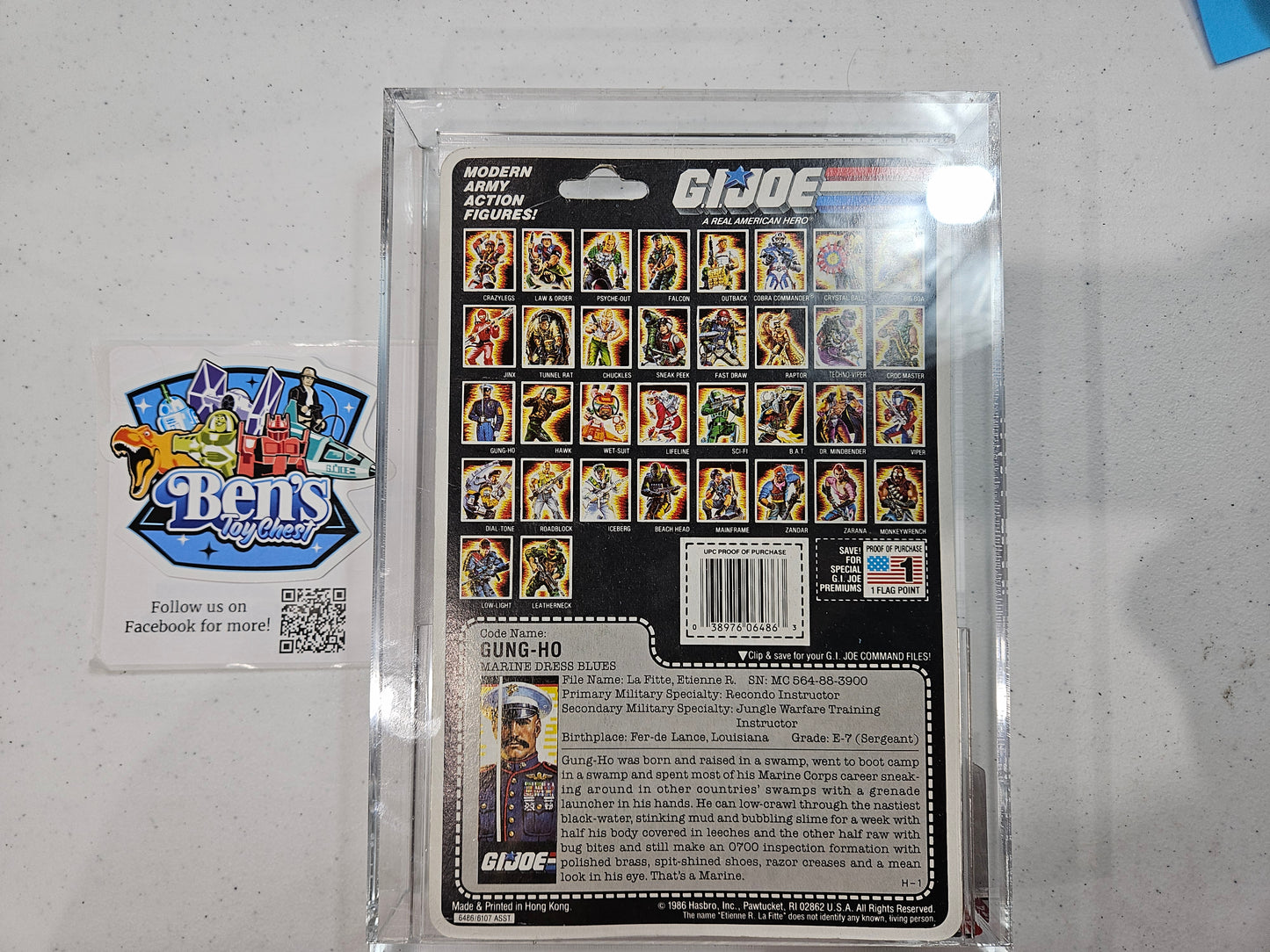 1987 Hasbro G.I. Joe - Gung-Ho, AFA 85 NM+