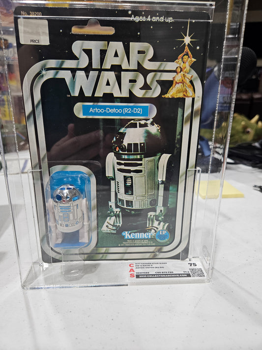 1977 Kenner Star Wars Artoo-Detoo (R2-D2) CAS 75 SW 12 Back-C