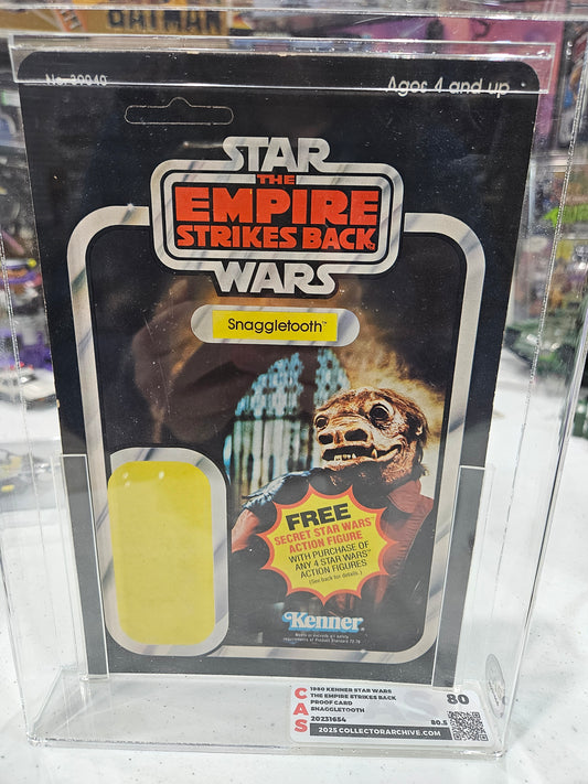 1980 Kenner Star Wars Snaggletooth Proof Card CAS 80